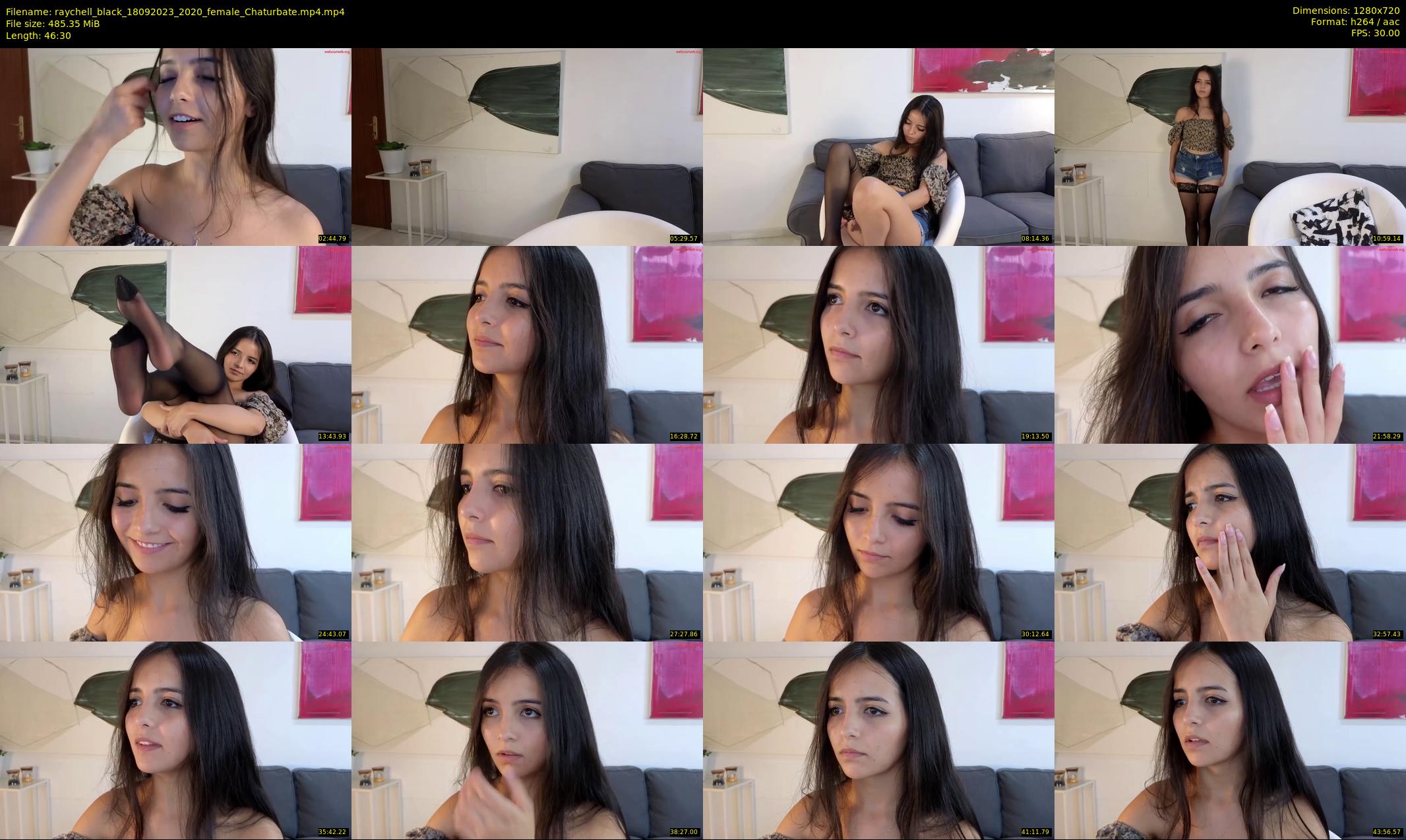 raychell_black — 47 minute Chaturbate female cam show recording, 720p, Sep 18, 2023