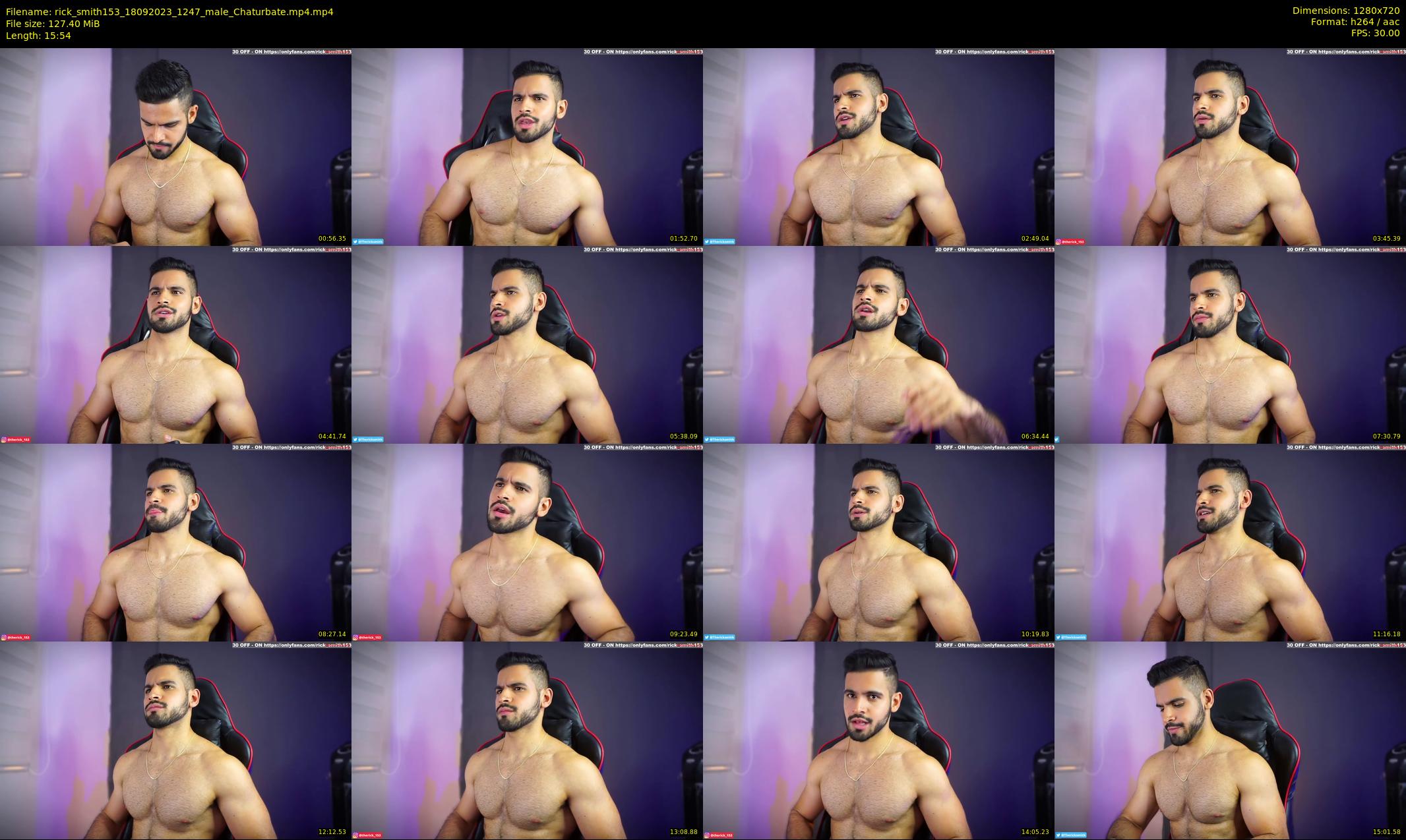 rick_smith153 — 16 minute Chaturbate male cam show recording, 720p, Sep 18, 2023