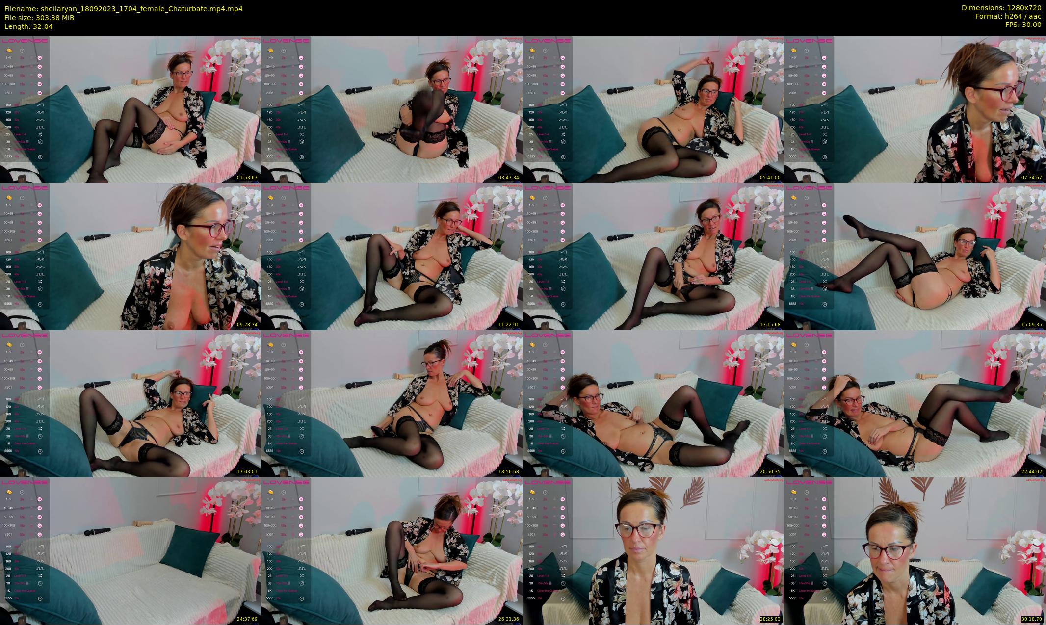 sheilaryan — 33 minute Chaturbate female cam show recording, 720p, Sep 18, 2023