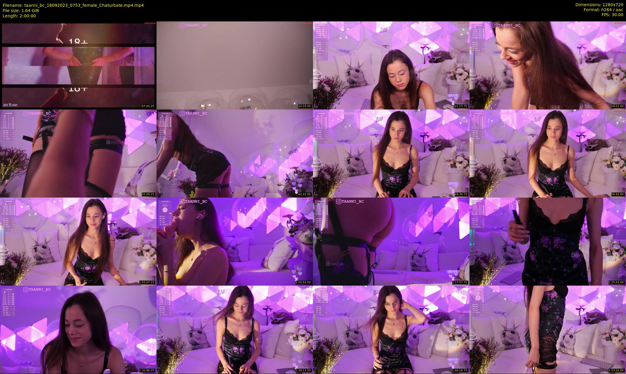 taanni_bc — 120 minute Chaturbate female cam show recording, 720p, Sep 18, 2023
