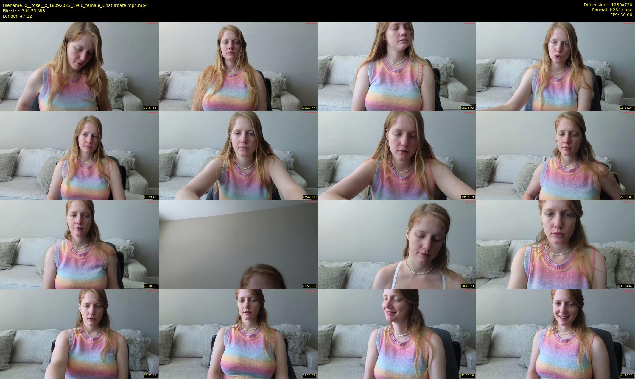 x__rose__x — 48 minute Chaturbate female cam show recording, 720p, Sep 18, 2023