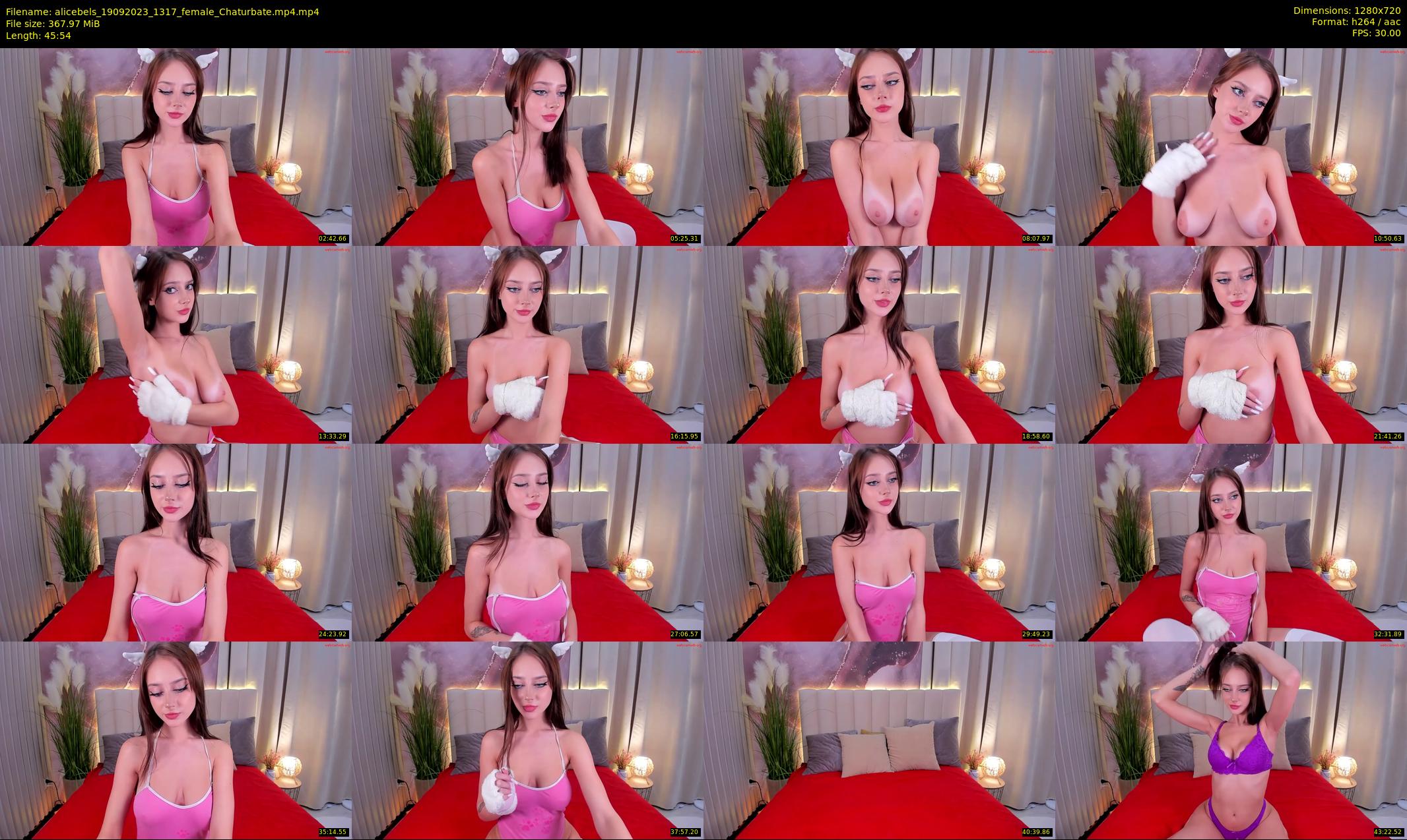 alicebels — 46 minute Chaturbate female cam show recording, 720p, Sep 19, 2023