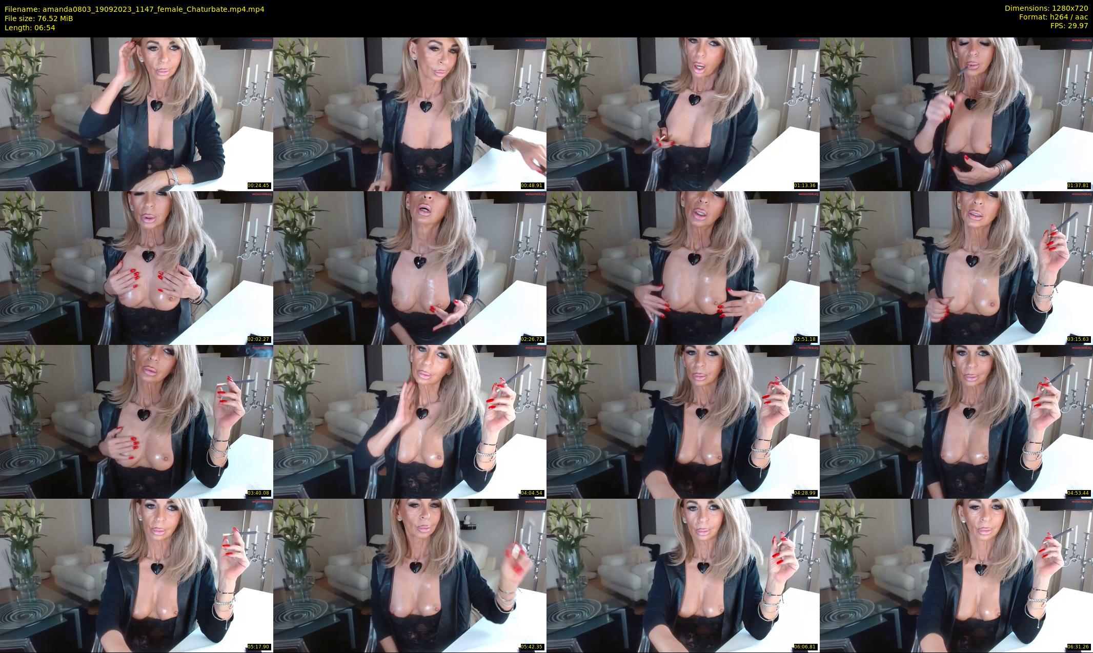 amanda0803 — 7 minute Chaturbate female cam show recording, 720p, Sep 19, 2023
