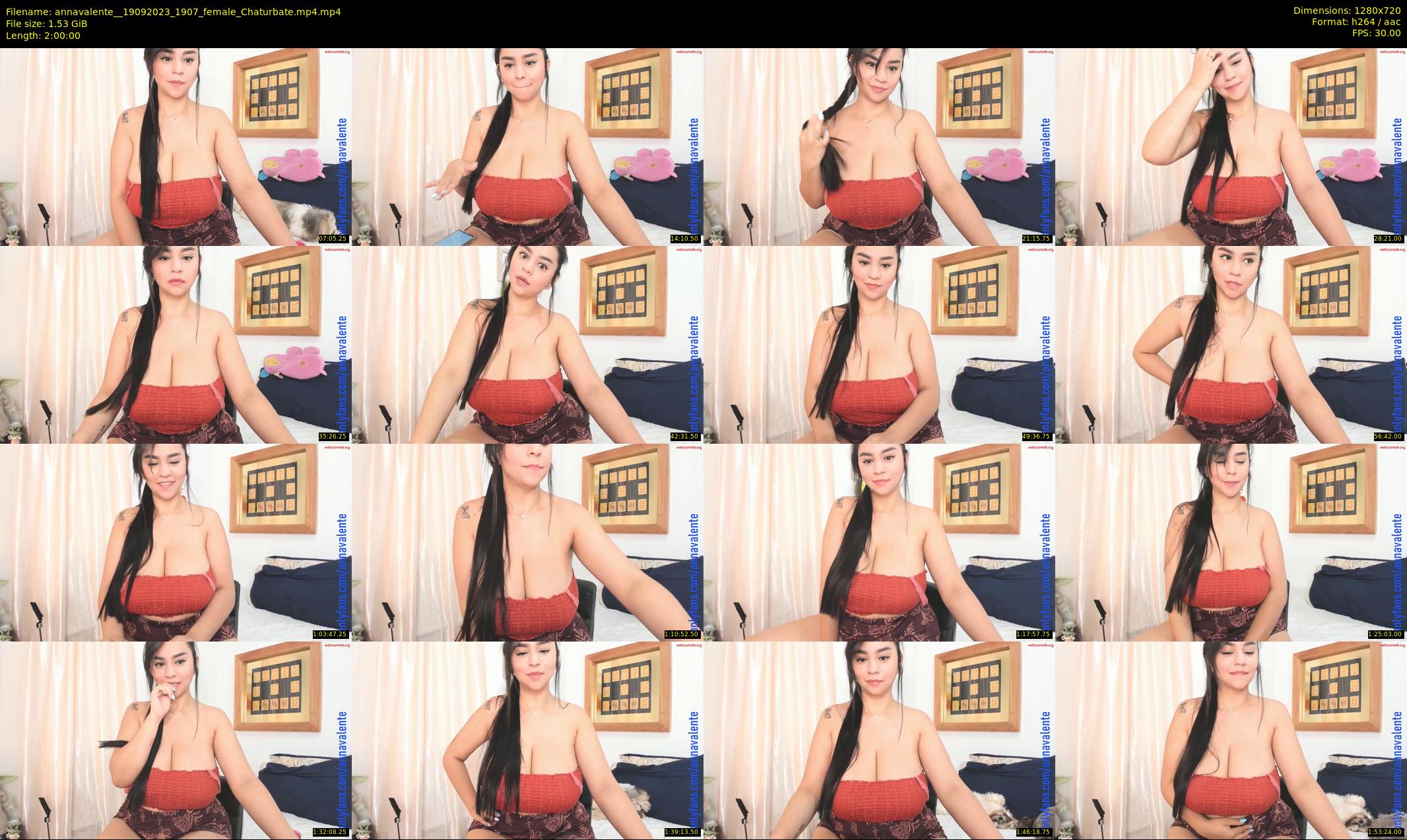 annavalente_ — 120 minute Chaturbate female cam show recording, 720p, Sep 19, 2023