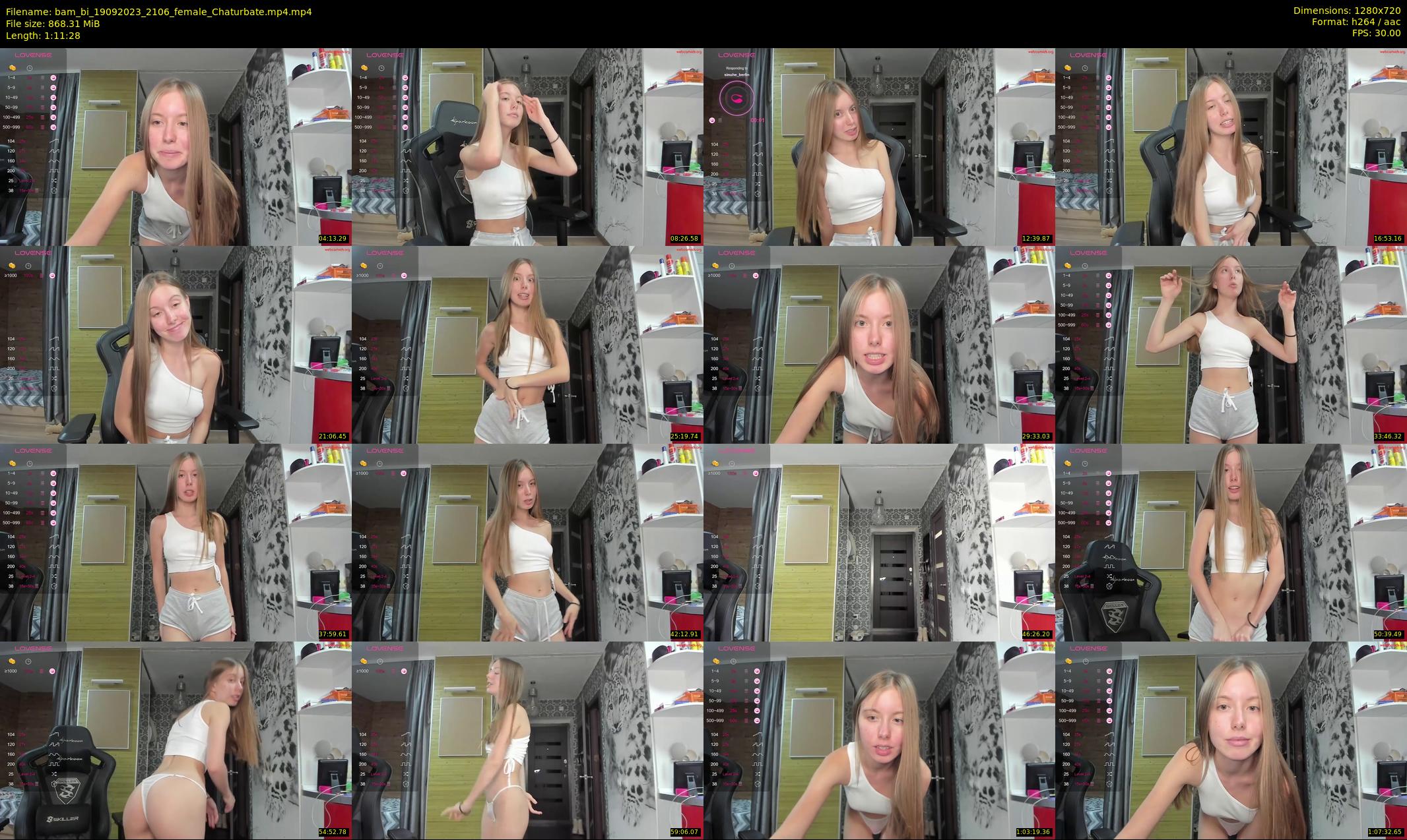 bam_bi — 72 minute Chaturbate female cam show recording, 720p, Sep 19, 2023