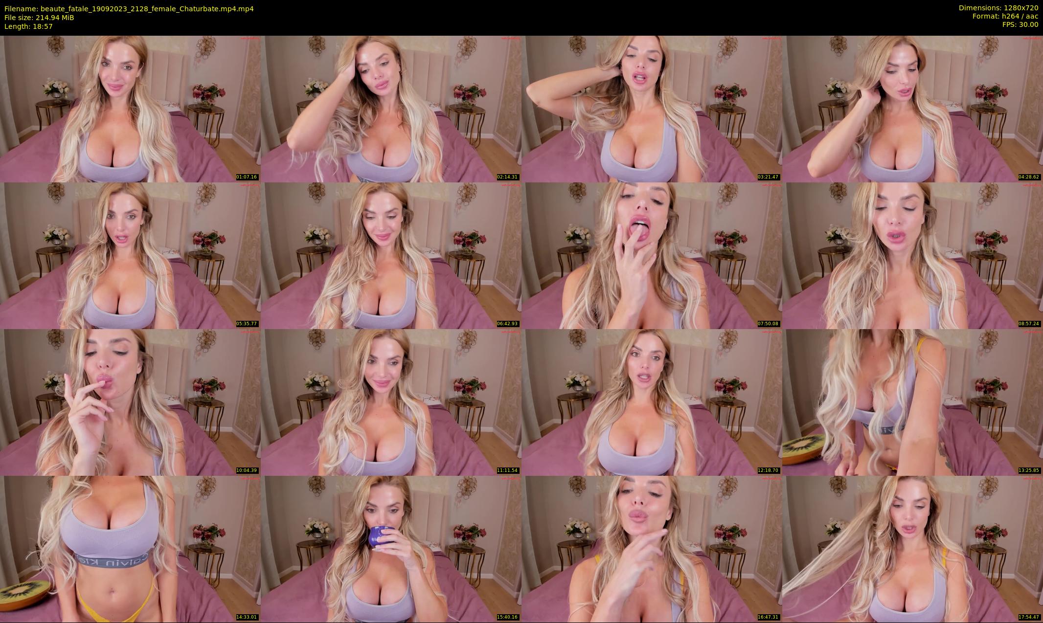 beaute_fatale — 19 minute Chaturbate female cam show recording, 720p, Sep 19, 2023