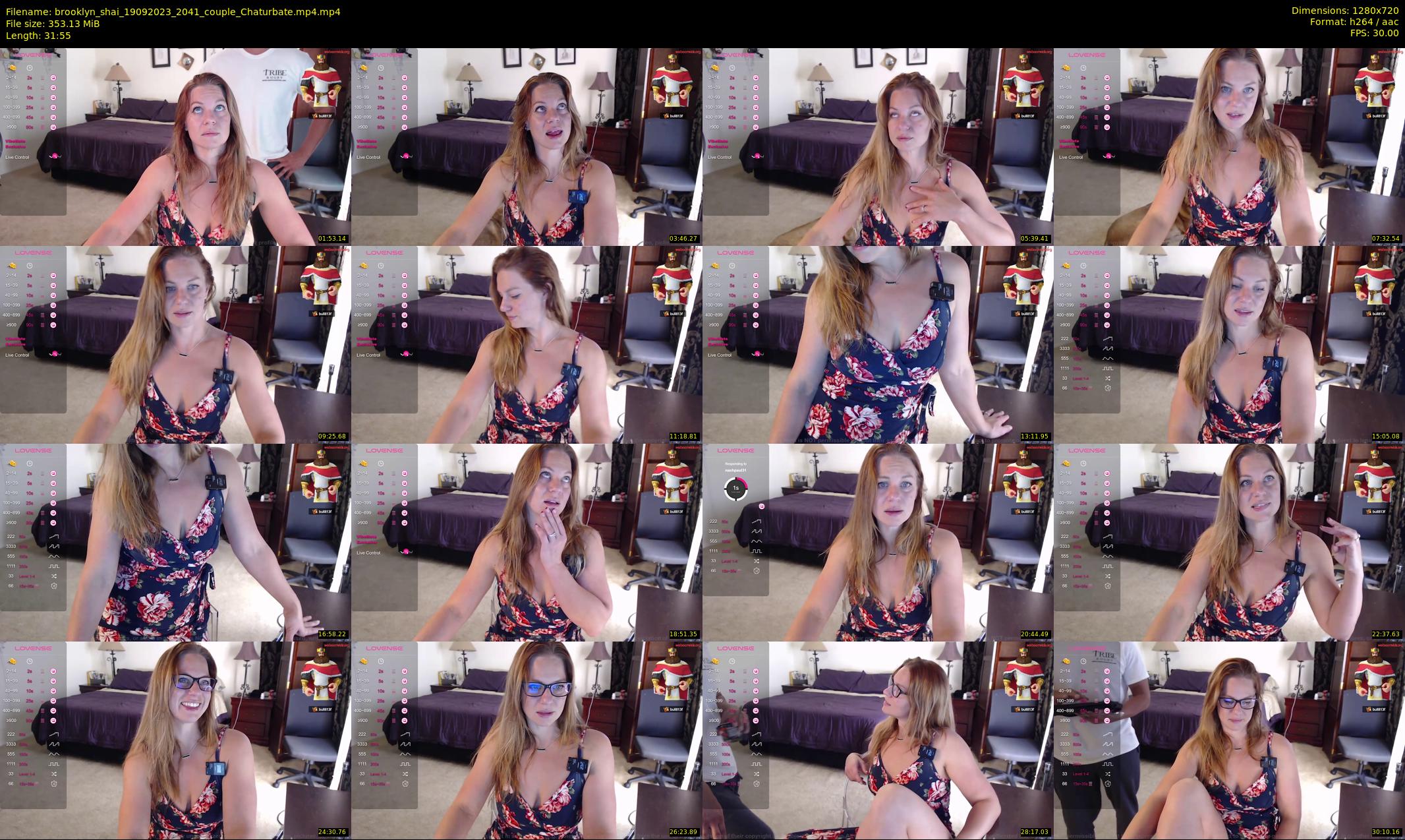 brooklyn_shai — 32 minute Chaturbate couple cam show recording, 720p, Sep 19, 2023