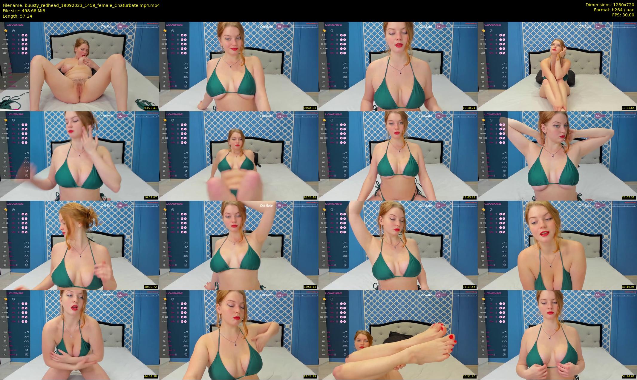 buusty_redhead — 58 minute Chaturbate female cam show recording, 720p, Sep 19, 2023