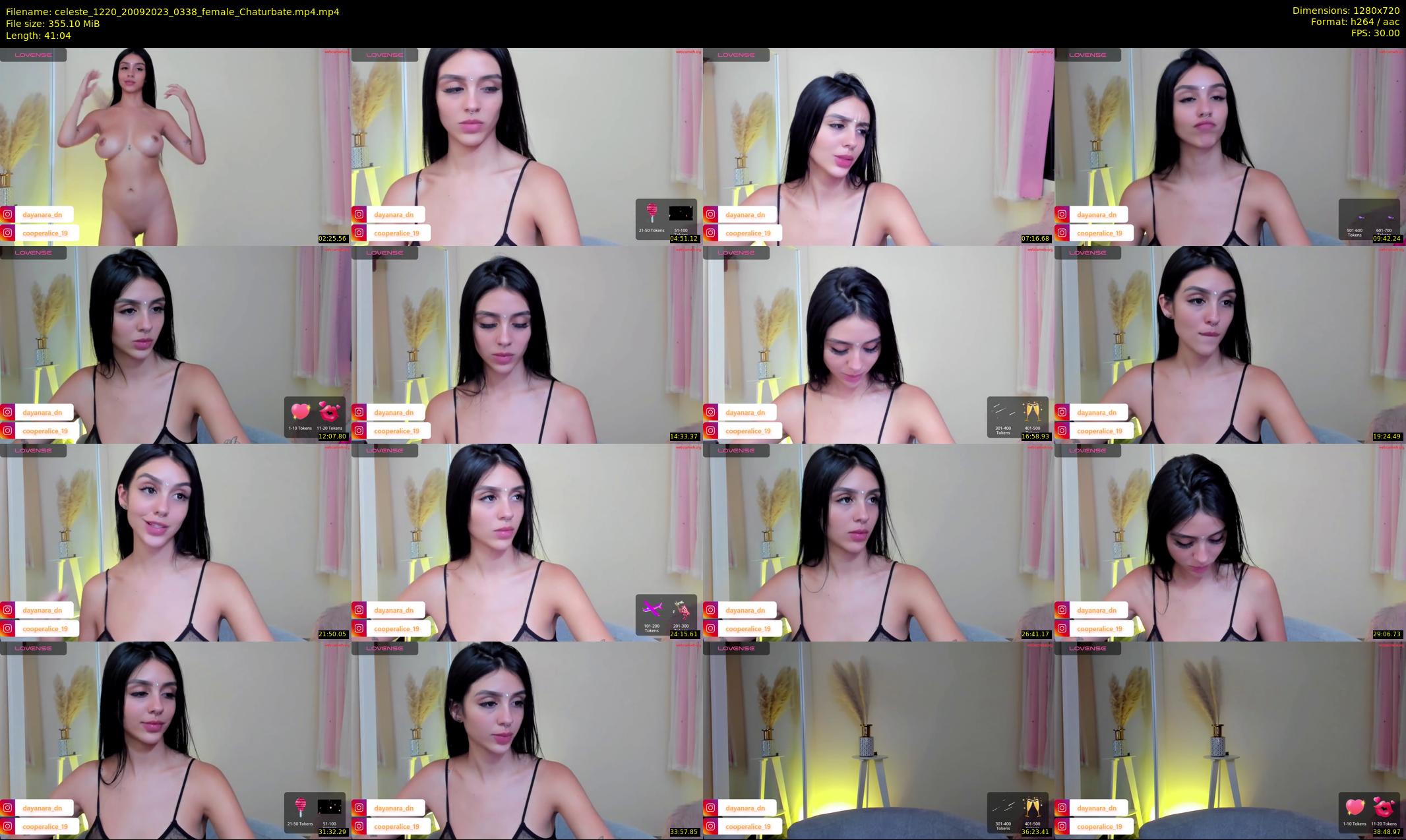 celeste_1220 — 42 minute Chaturbate female cam show recording, 720p, Sep 20, 2023