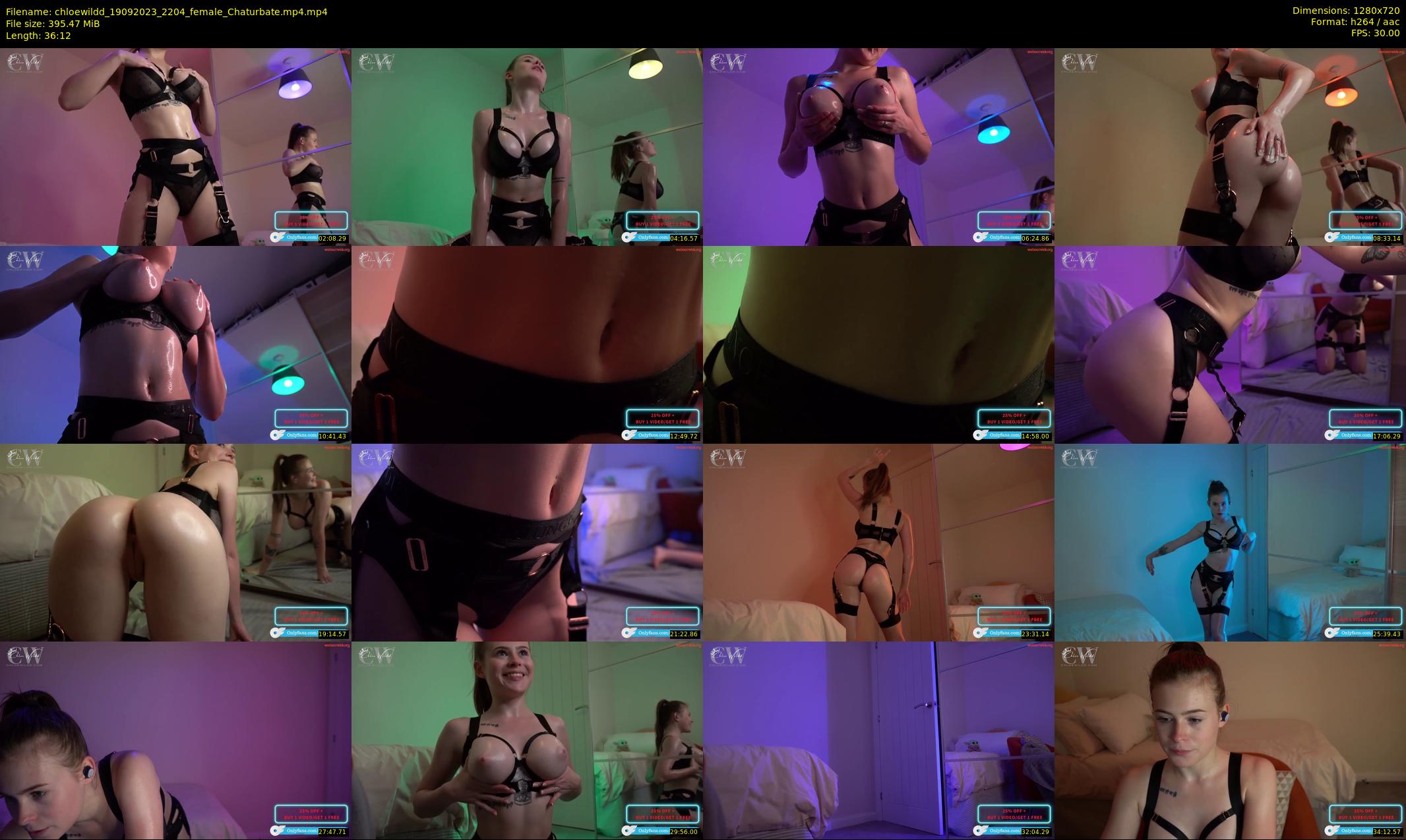 chloewildd — 37 minute Chaturbate female cam show recording, 720p, Sep 19, 2023