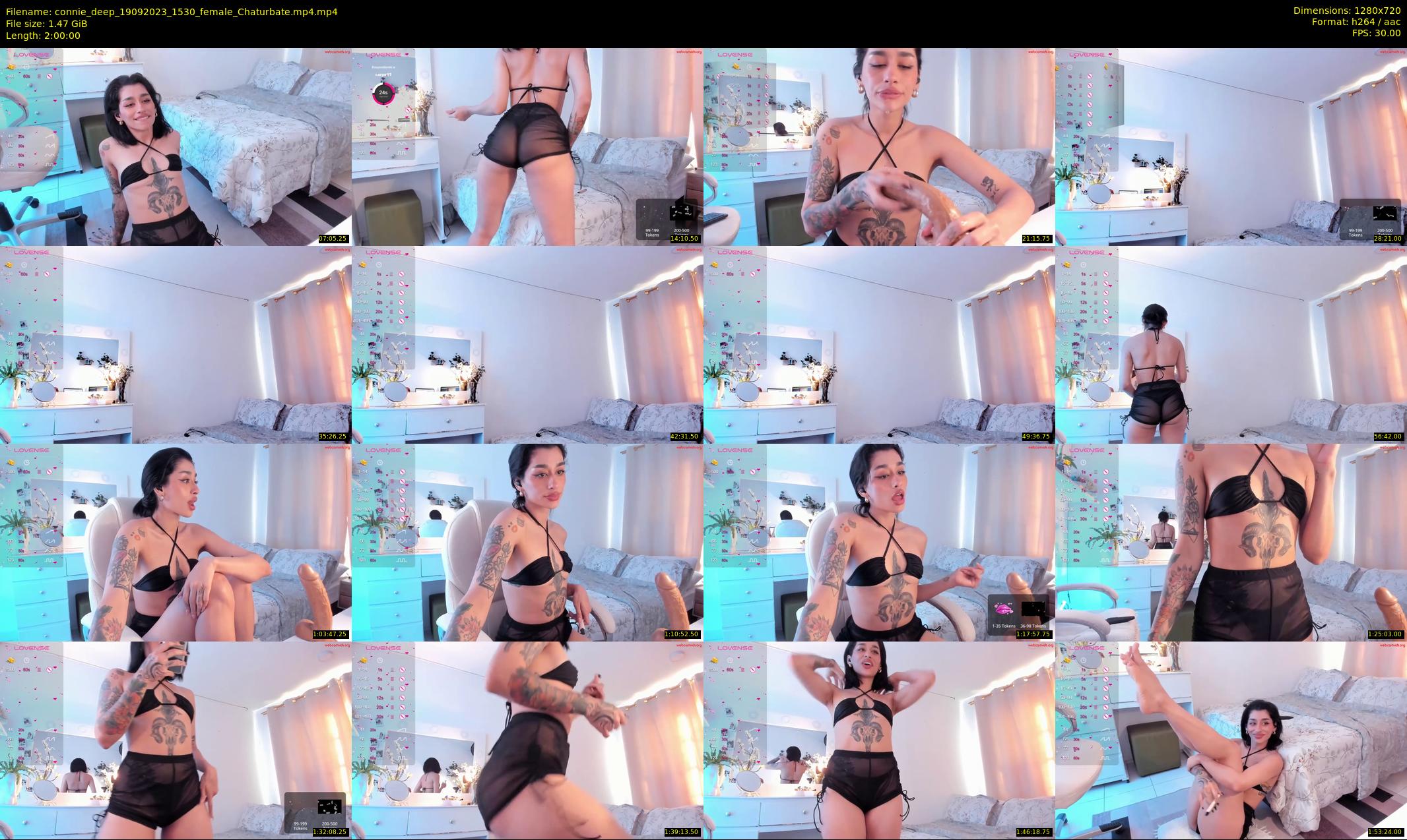 connie_deep — 120 minute Chaturbate female cam show recording, 720p, Sep 19, 2023
