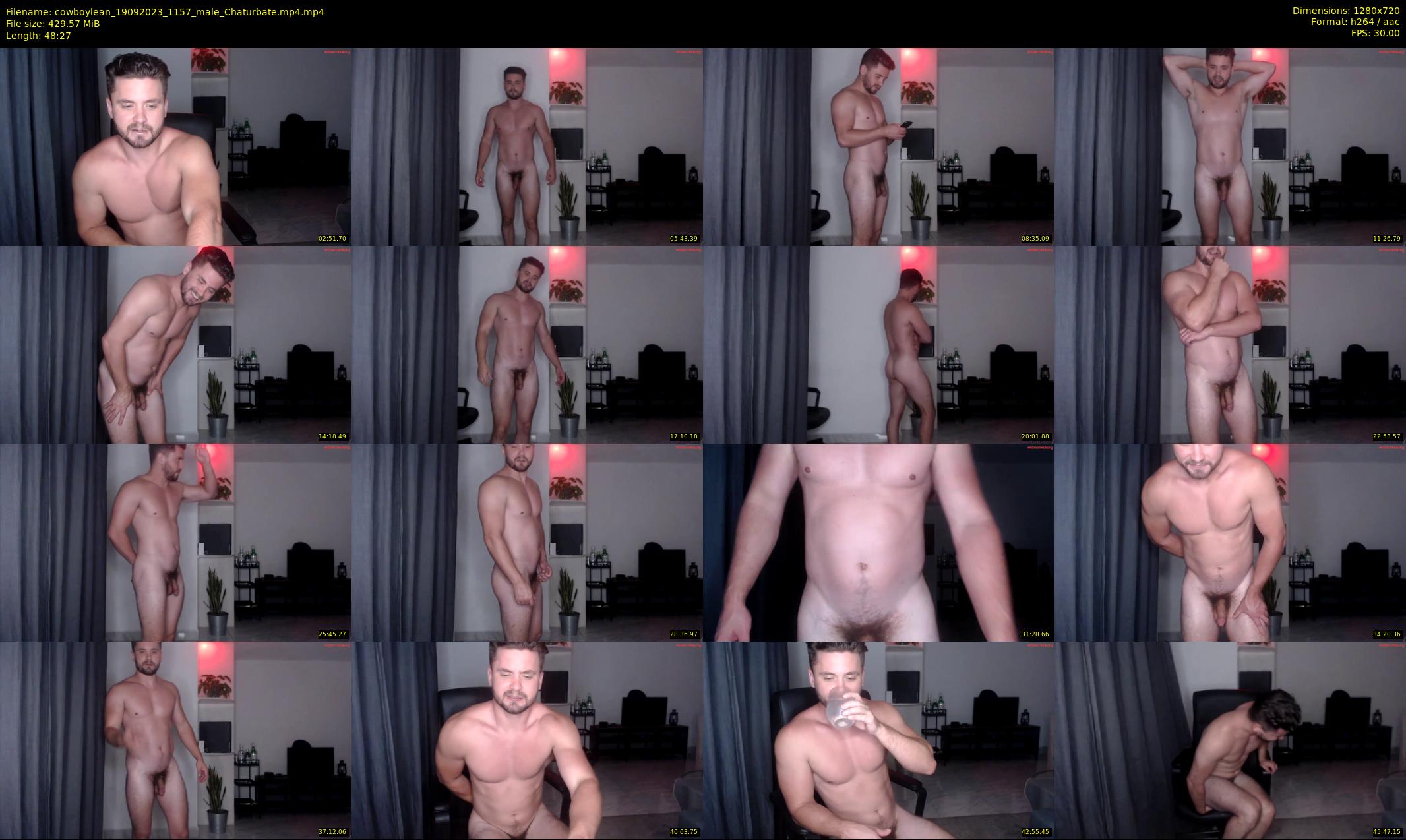 cowboylean — 49 minute Chaturbate male cam show recording, 720p, Sep 19, 2023