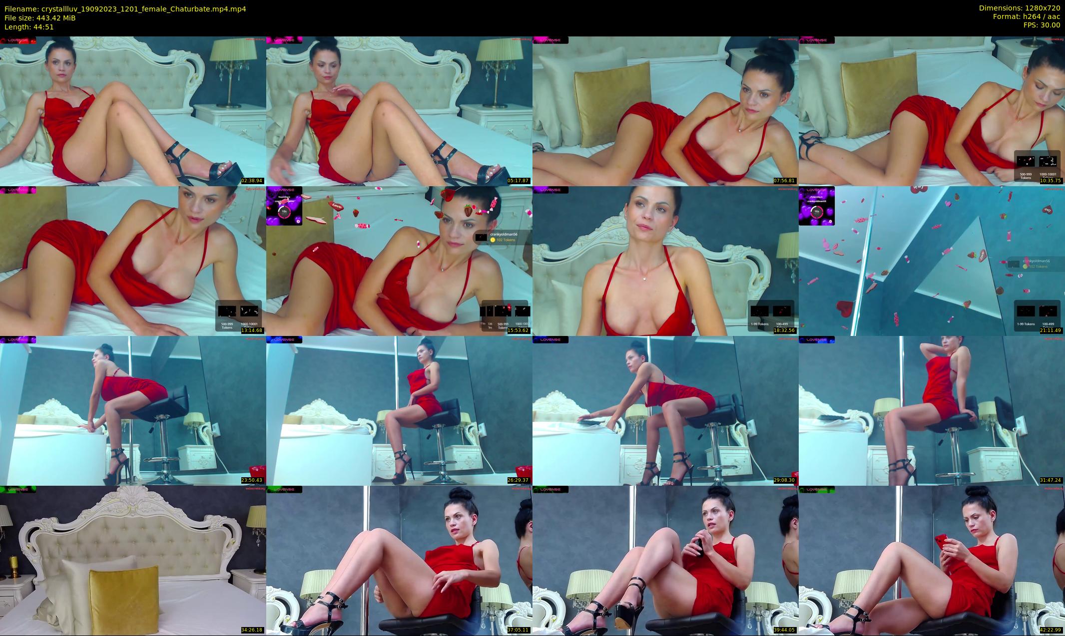 crystallluv — 45 minute Chaturbate female cam show recording, 720p, Sep 19, 2023