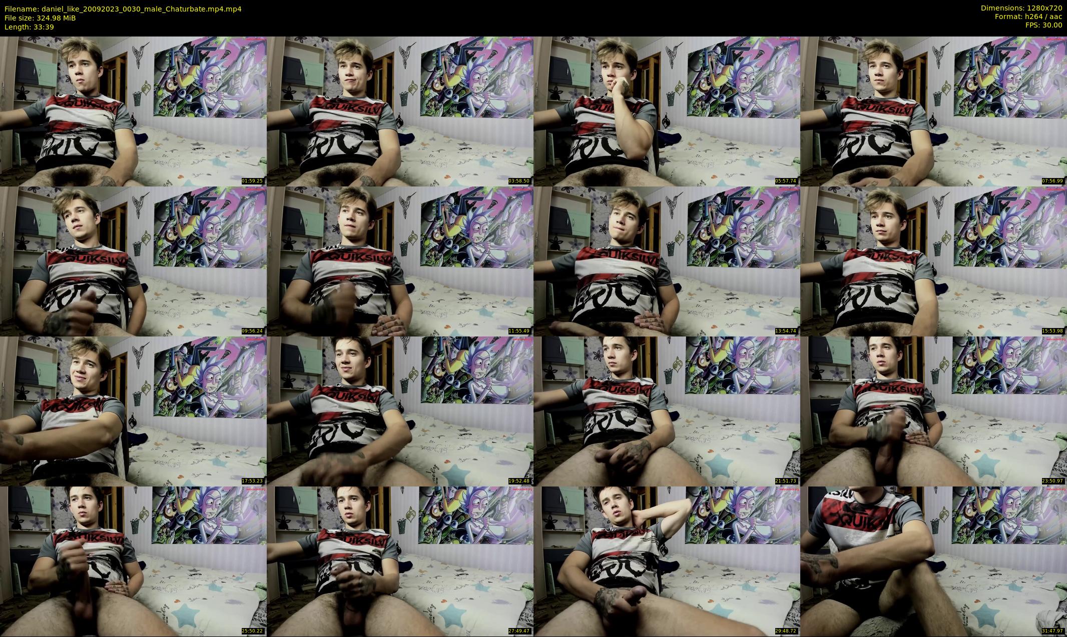 daniel_like — 34 minute Chaturbate male cam show recording, 720p, Sep 20, 2023