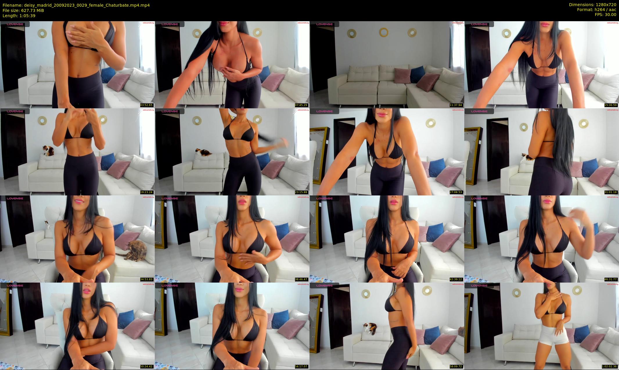 deisy_madrid — 66 minute Chaturbate female cam show recording, 720p, Sep 20, 2023