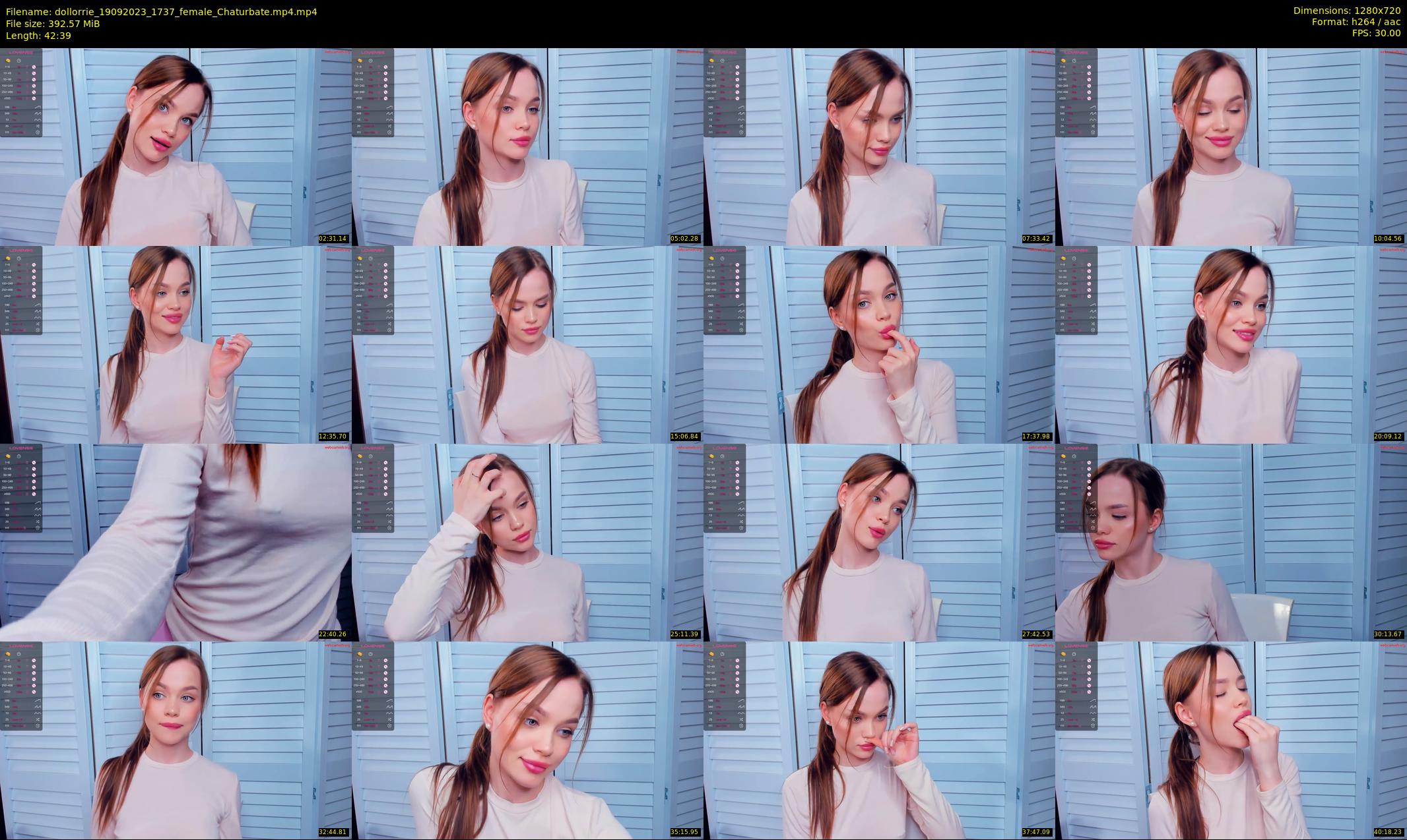 dollorrie — 43 minute Chaturbate couple cam show recording, 720p, Sep 19, 2023
