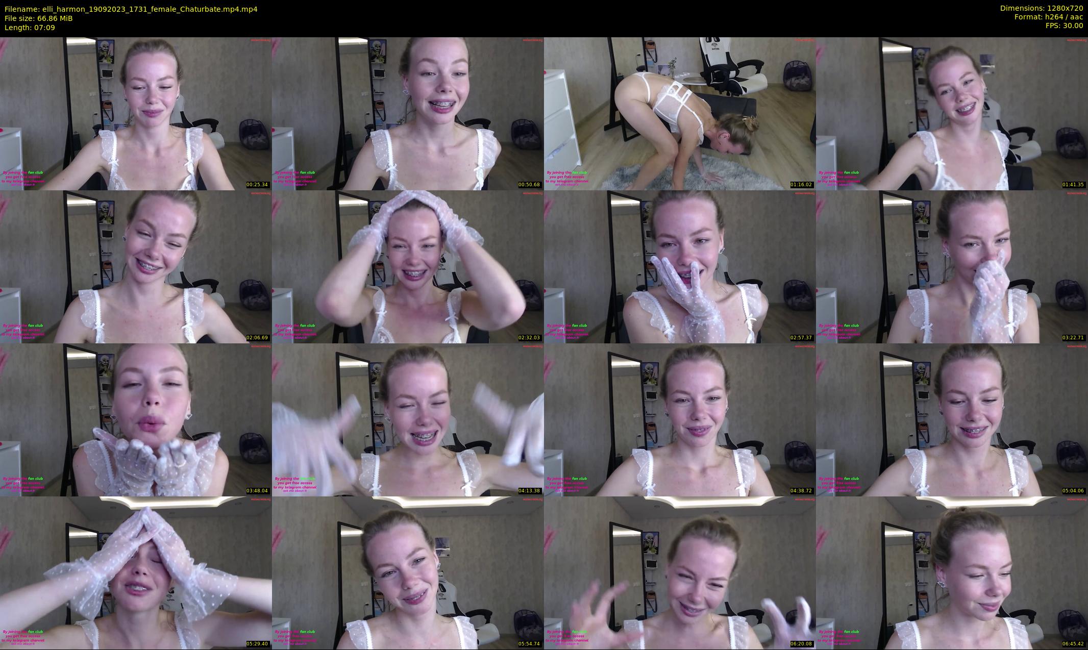 elli_harmon — 8 minute Chaturbate female cam show recording, 720p, Sep 19, 2023