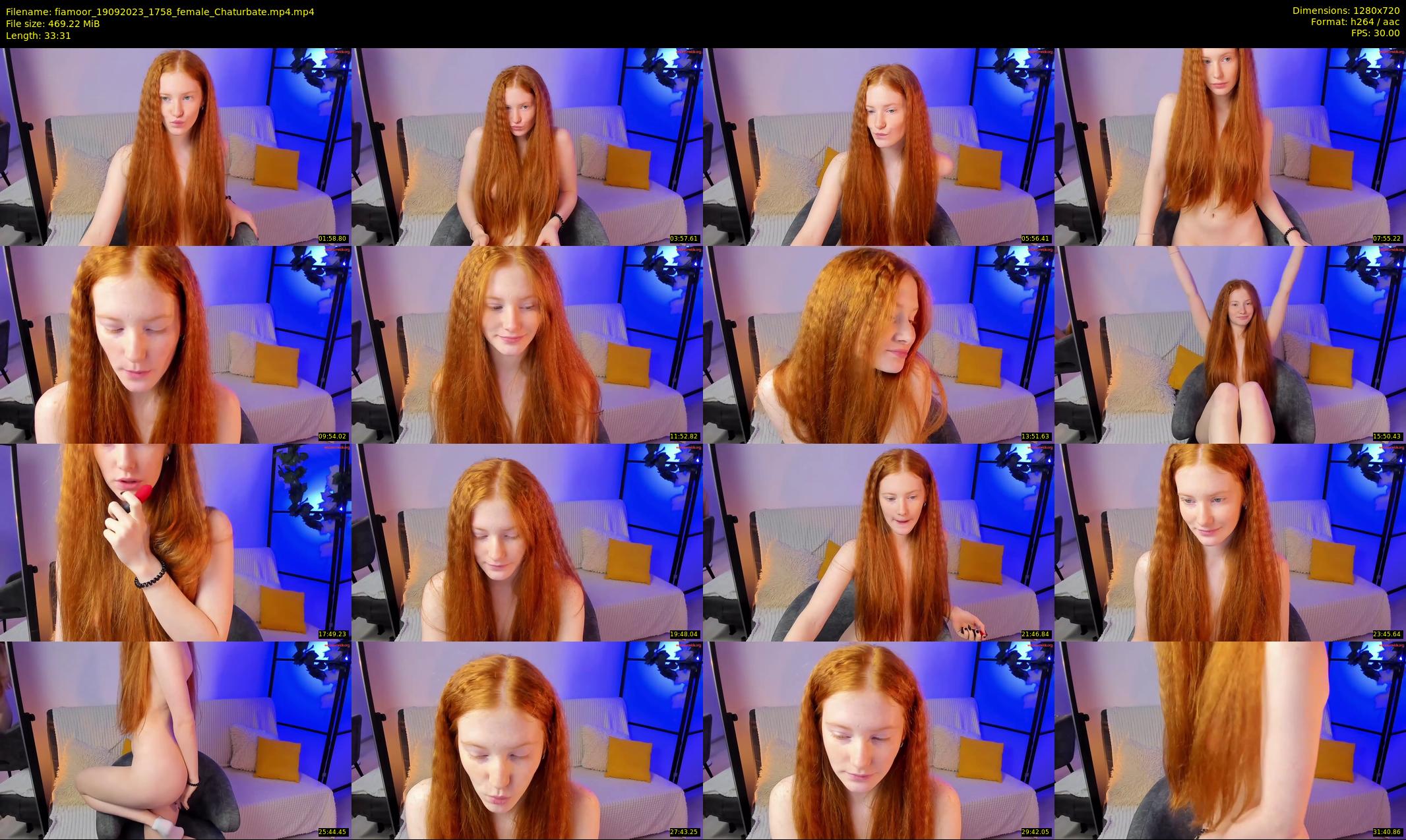 fiamoor — 34 minute Chaturbate female cam show recording, 720p, Sep 19, 2023