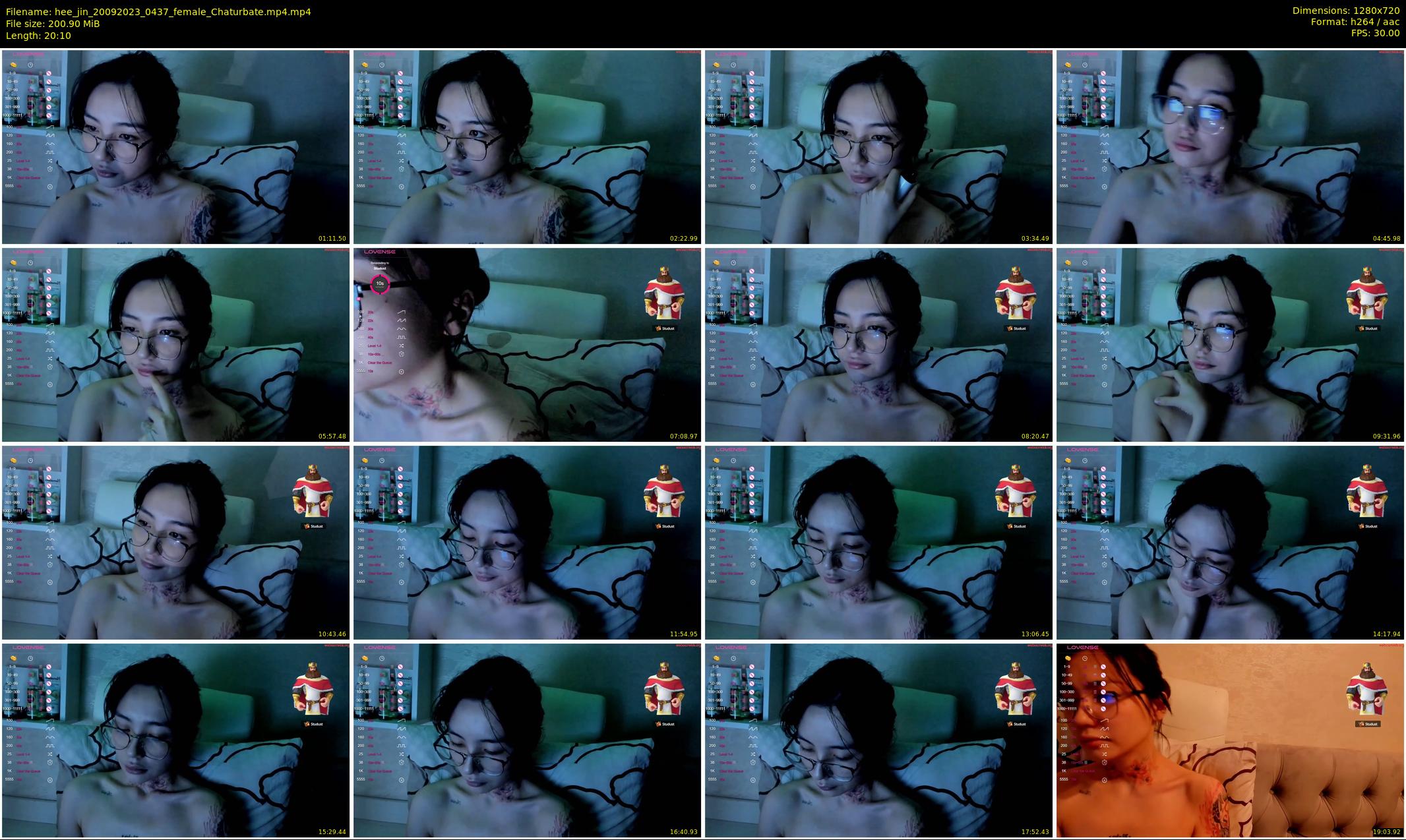 hee_jin — 21 minute Chaturbate female cam show recording, 720p, Sep 20, 2023
