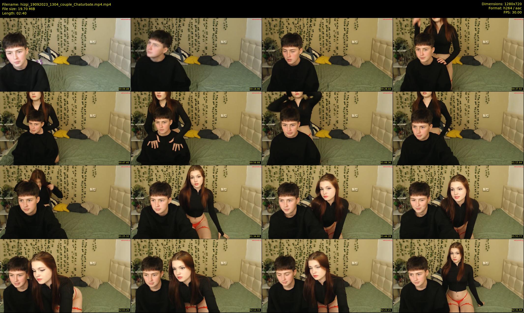 hizgi — 3 minute Chaturbate couple cam show recording, 720p, Sep 19, 2023