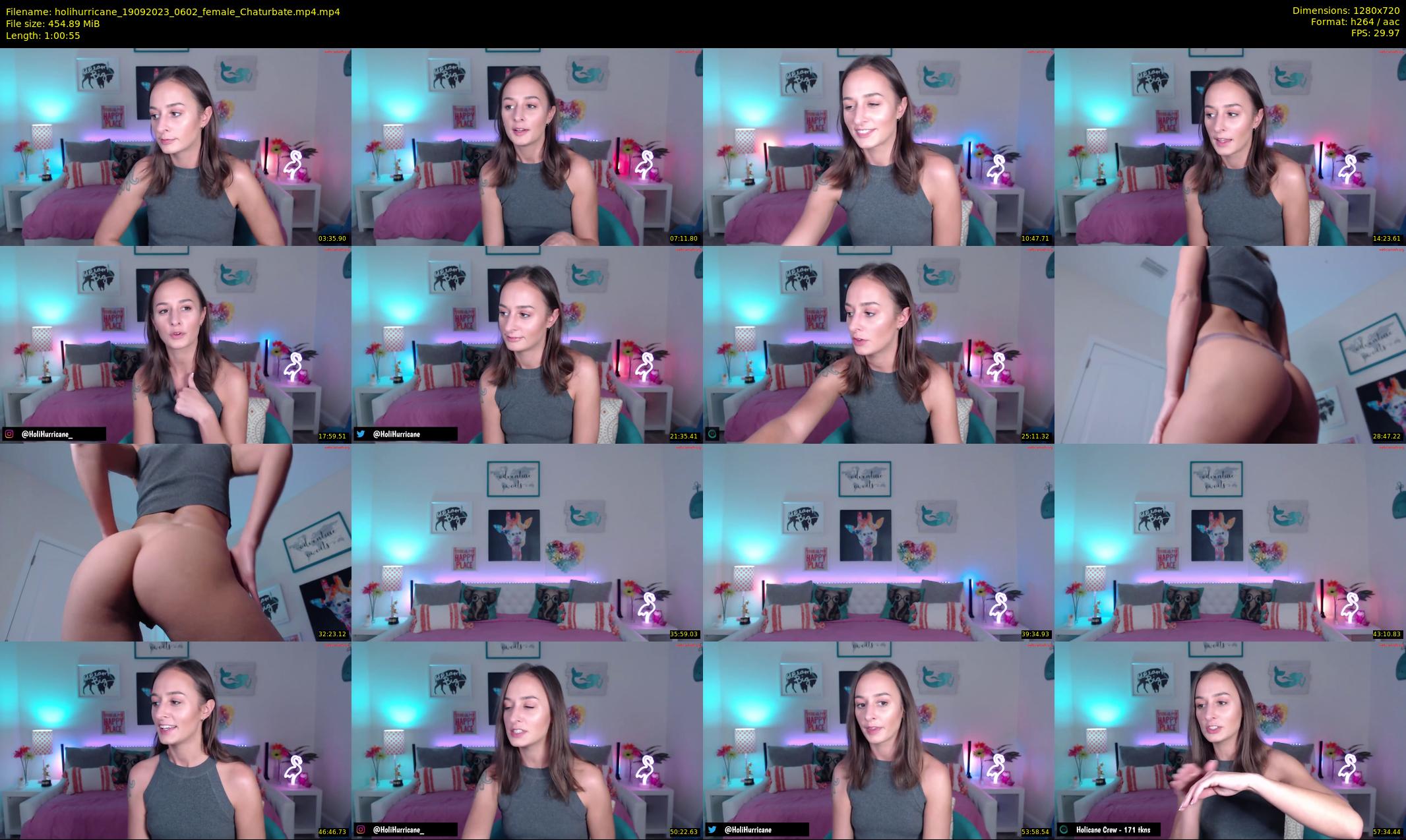 holihurricane — 61 minute Chaturbate female cam show recording, 720p, Sep 19, 2023