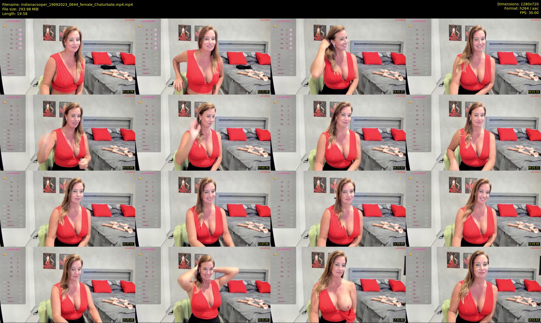 indianacooper — 20 minute Chaturbate female cam show recording, 720p, Sep 19, 2023