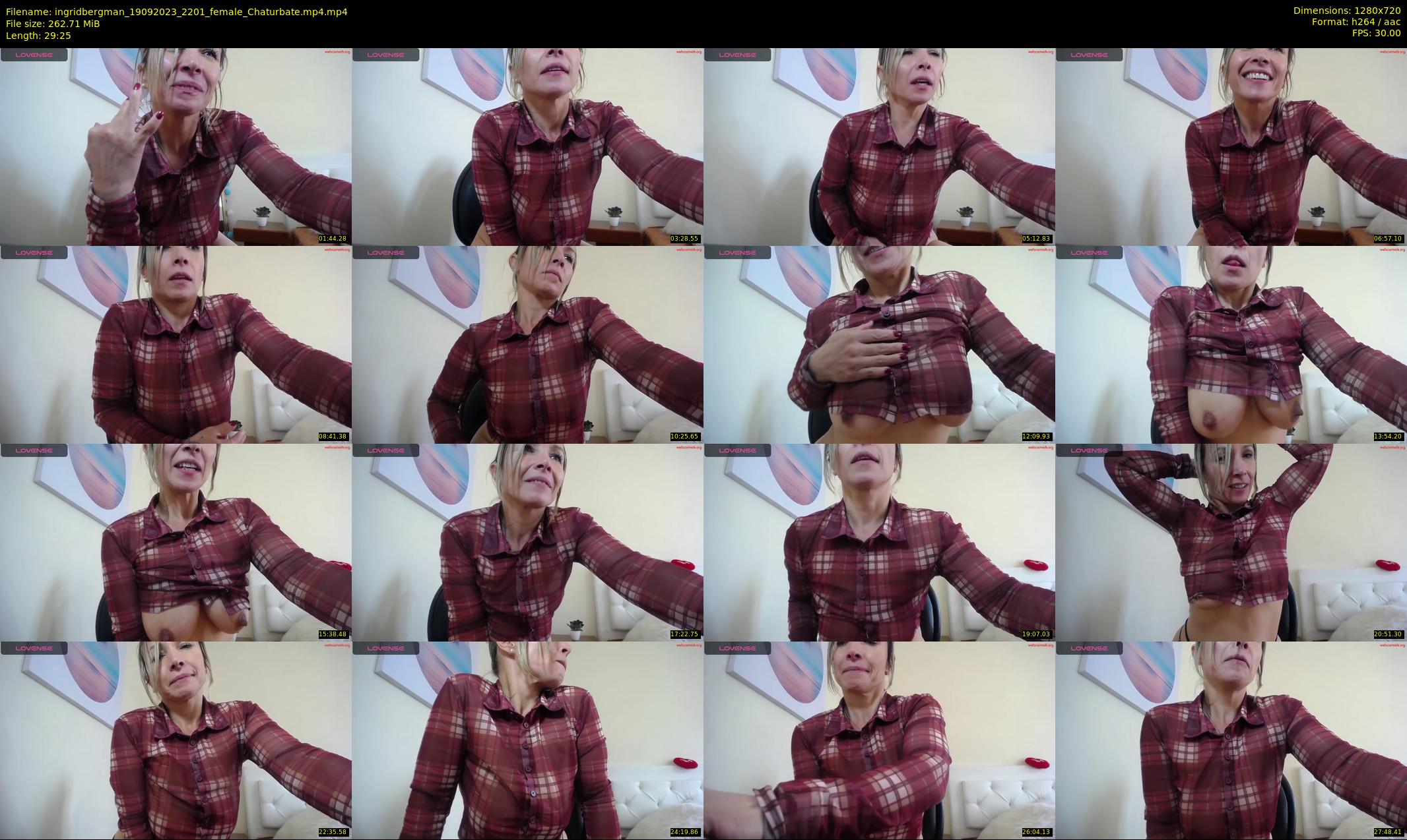 ingridbergman — 30 minute Chaturbate female cam show recording, 720p, Sep 19, 2023