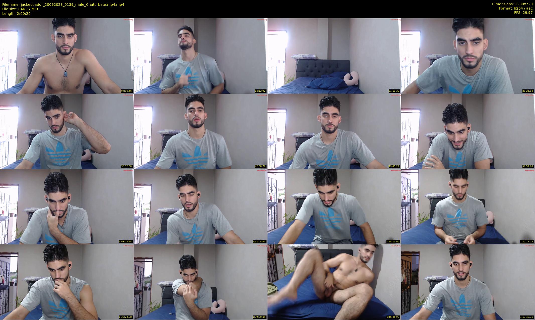 jackecuador — 121 minute Chaturbate male cam show recording, 720p, Sep 20, 2023