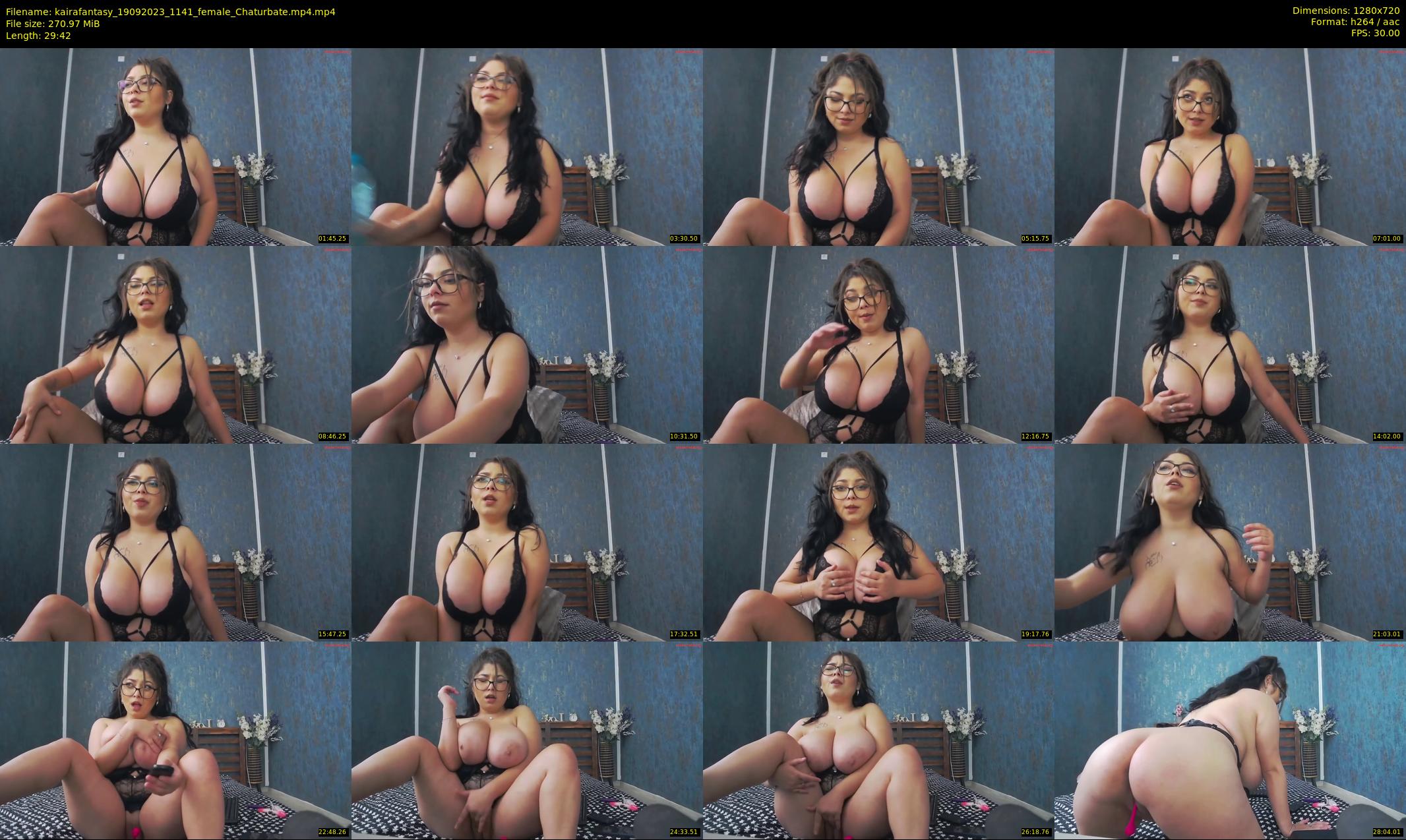kairafantasy — 30 minute Chaturbate female cam show recording, 720p, Sep 19, 2023