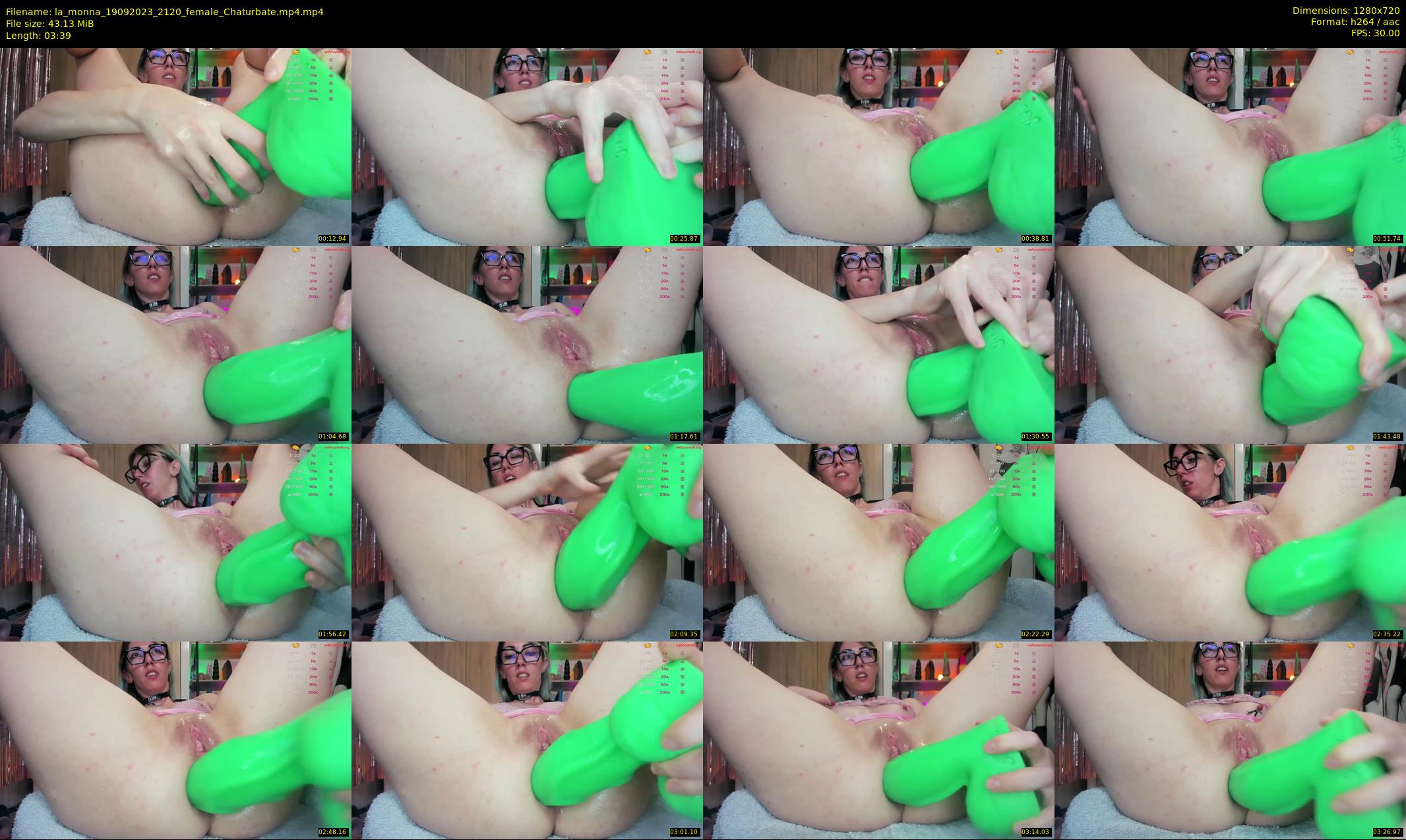 la_monna — 4 minute Chaturbate female cam show recording, 720p, Sep 19, 2023