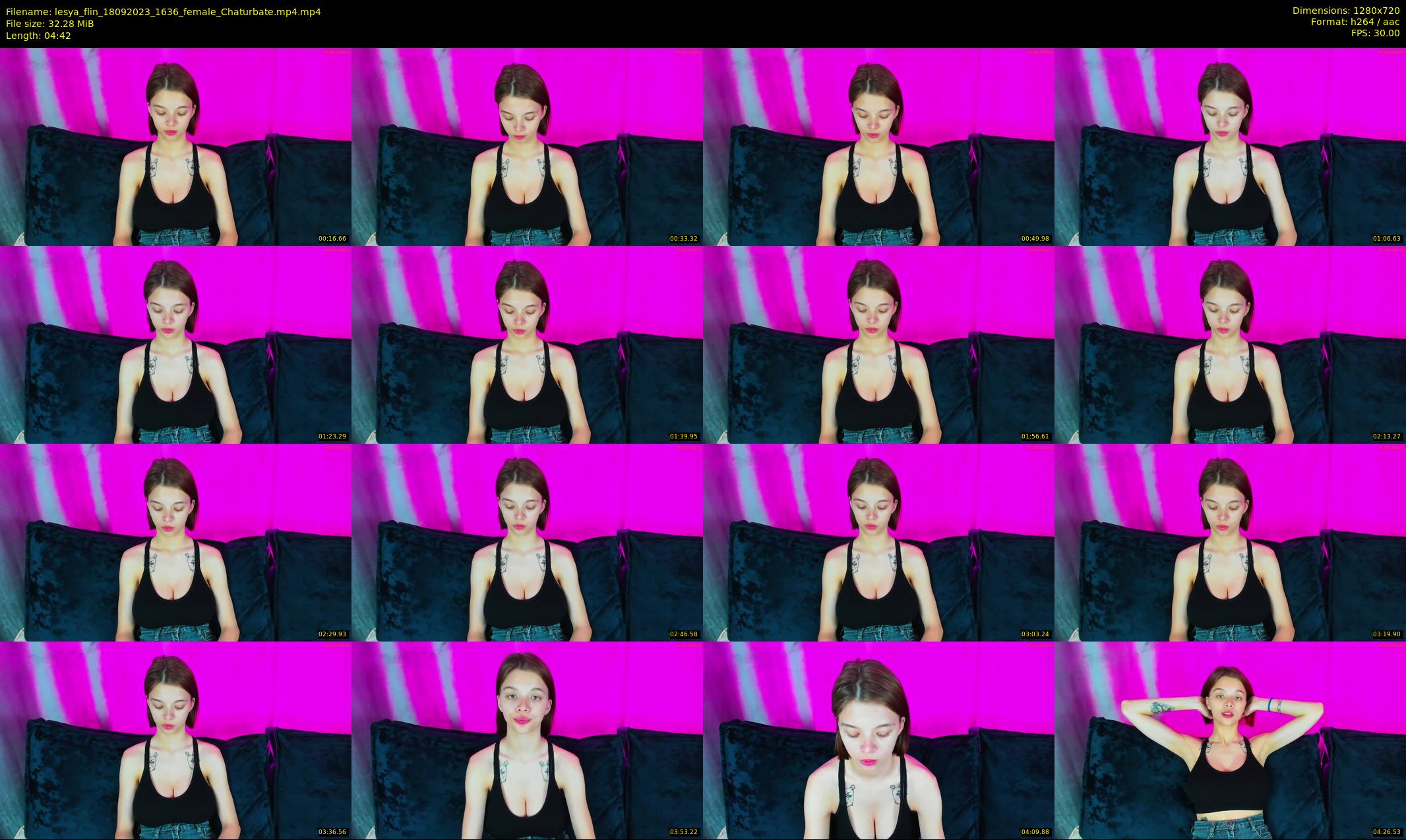 lesya_flin — 5 minute Chaturbate female cam show recording, 720p, Sep 18, 2023