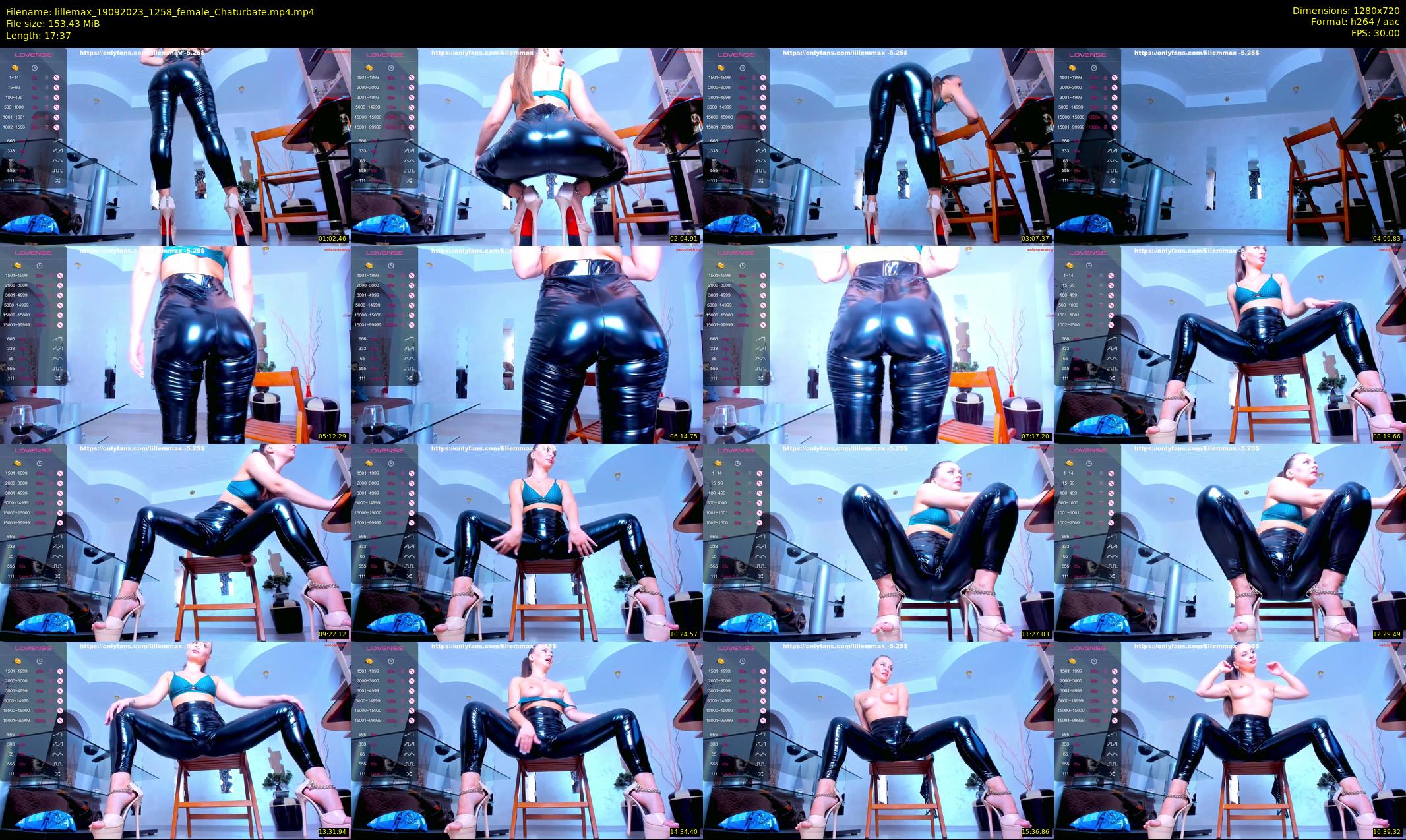 lillemax — 18 minute Chaturbate female cam show recording, 720p, Sep 19, 2023
