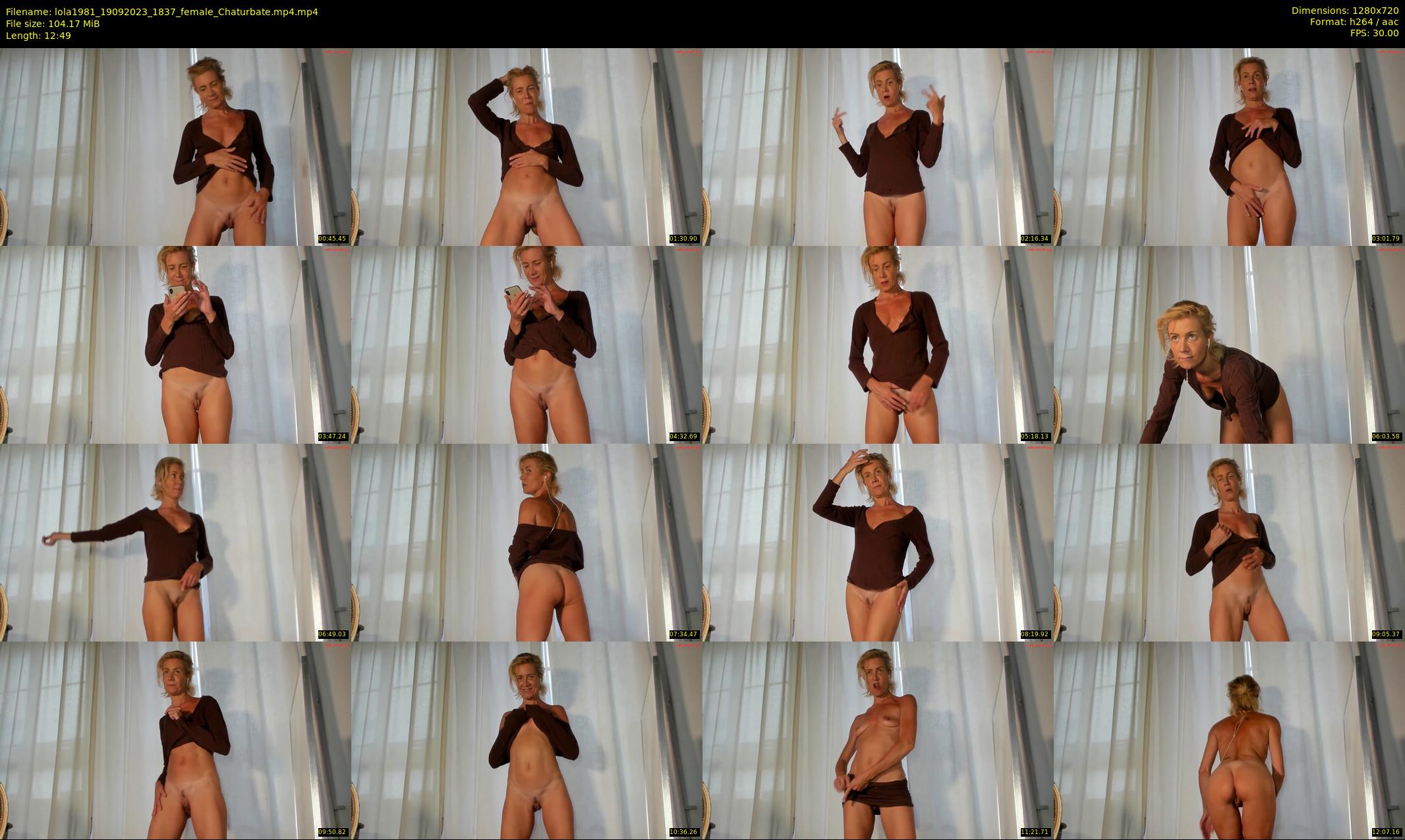 lola1981 — 13 minute Chaturbate female cam show recording, 720p, Sep 19, 2023