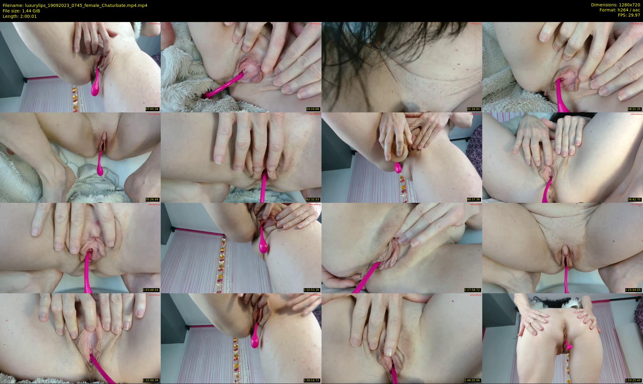 luxurylips — 121 minute Chaturbate female cam show recording, 720p, Sep 19, 2023