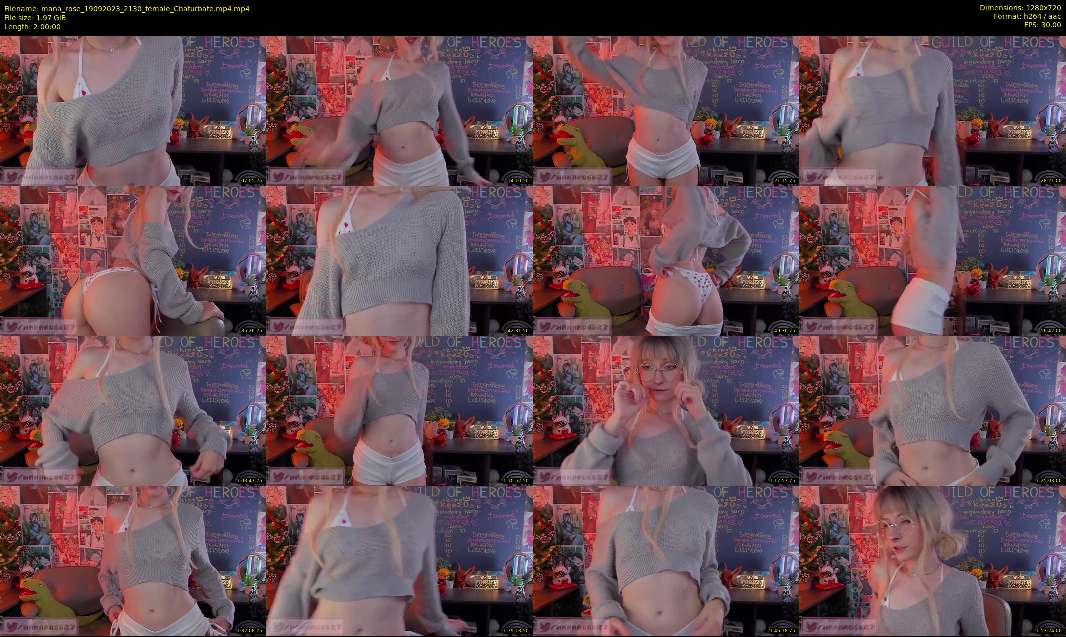 mana_rose — 120 minute Chaturbate female cam show recording, 720p, Sep 19, 2023