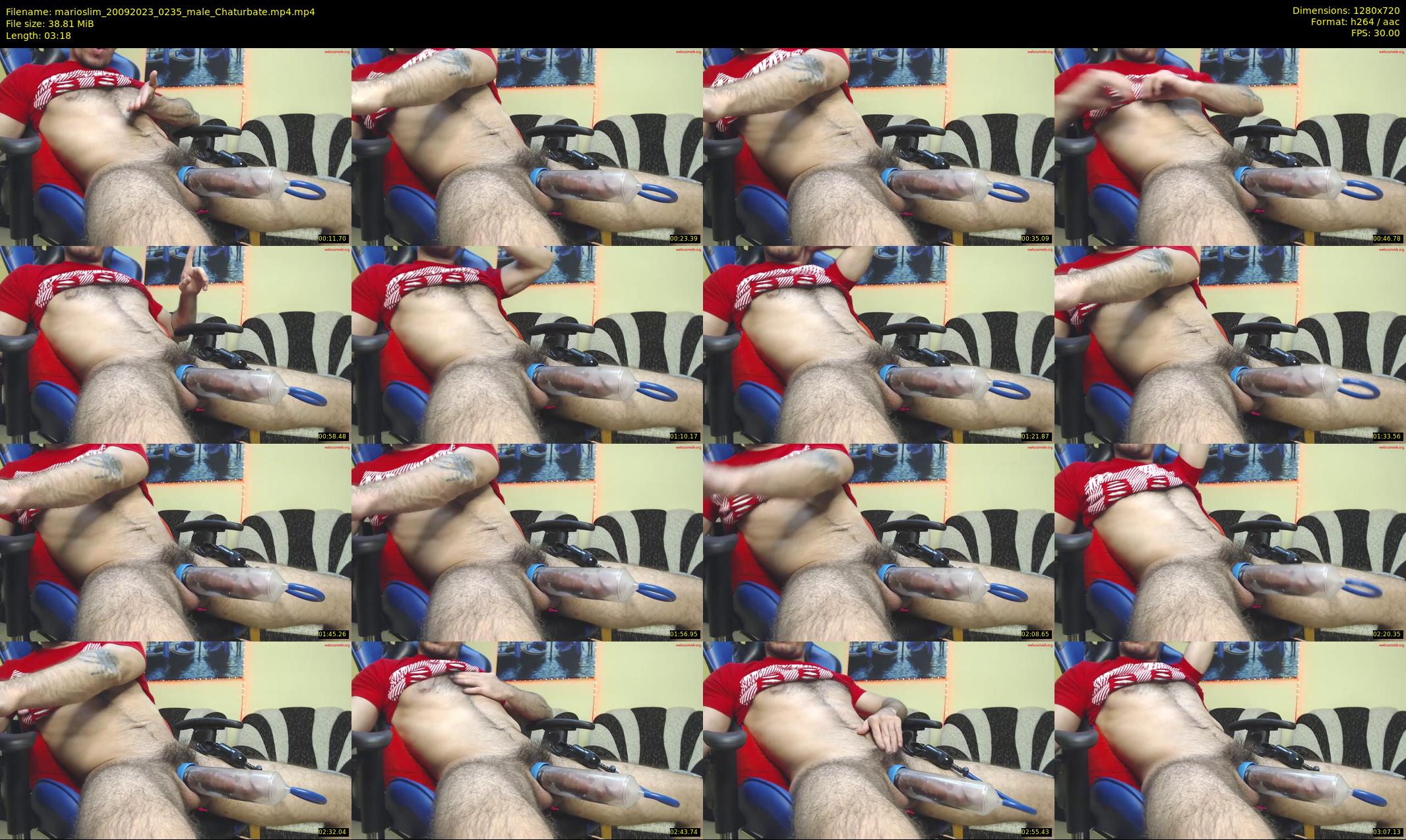 marioslim — 4 minute Chaturbate male cam show recording, 720p, Sep 20, 2023