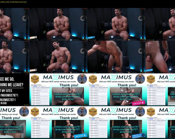maximus_787 — 5 minute Chaturbate male cam show recording, 720p, Sep 20, 2023