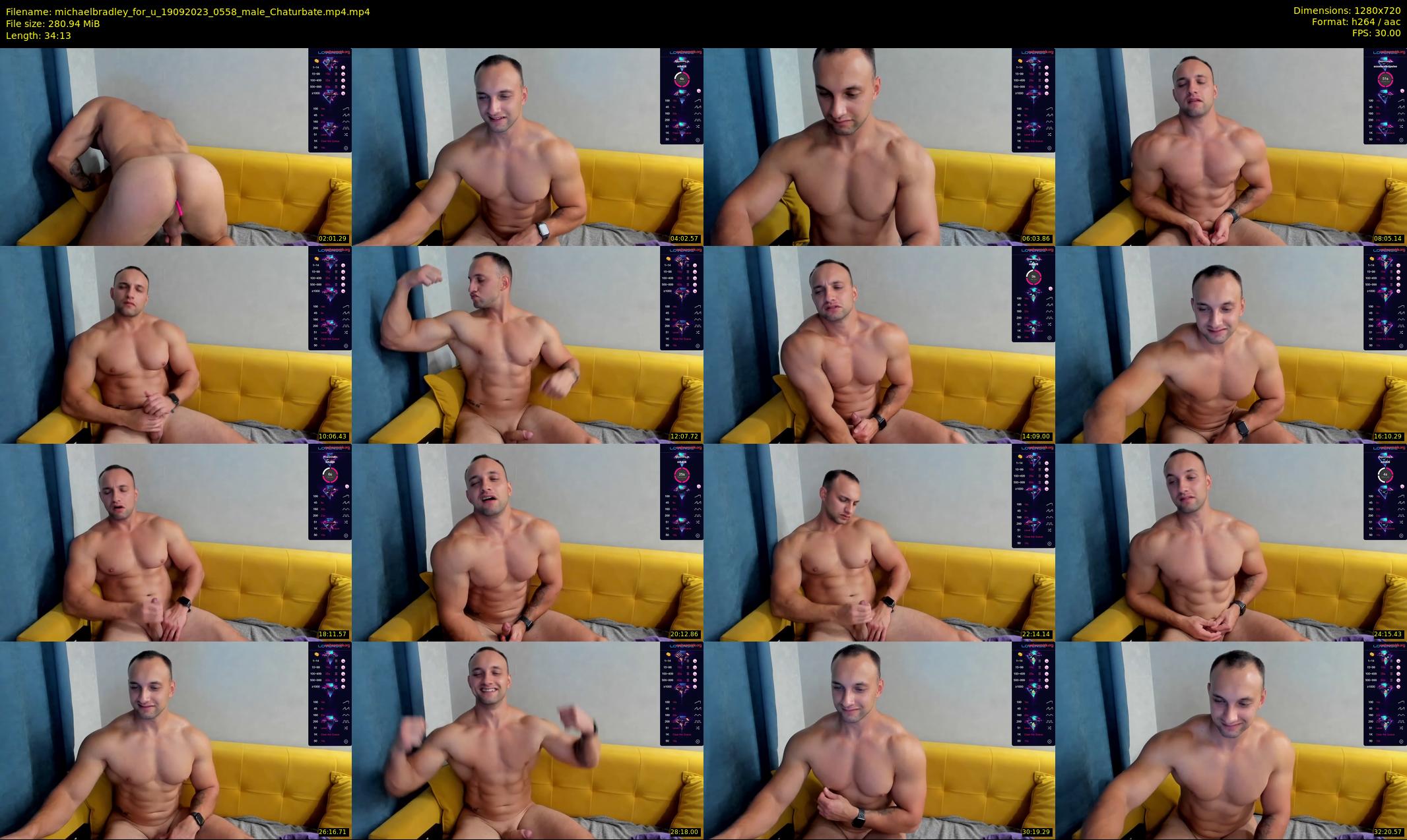 michaelbradley_for_u — 35 minute Chaturbate male cam show recording, 720p, Sep 19, 2023