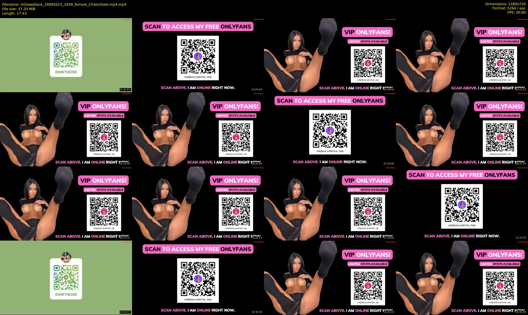 miiiawallace — 18 minute Chaturbate female cam show recording, 720p, Sep 19, 2023