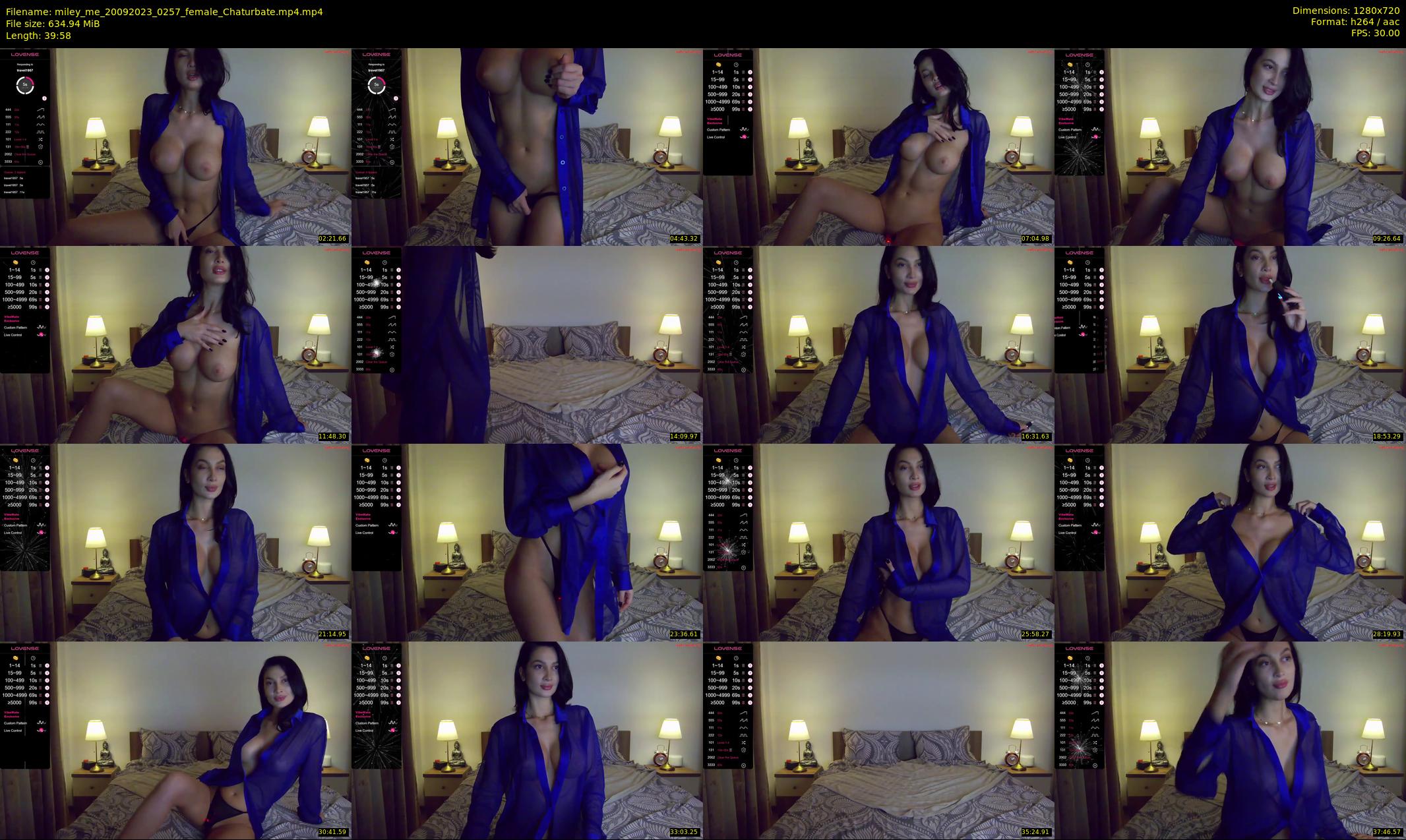 miley_me — 40 minute Chaturbate female cam show recording, 720p, Sep 20, 2023