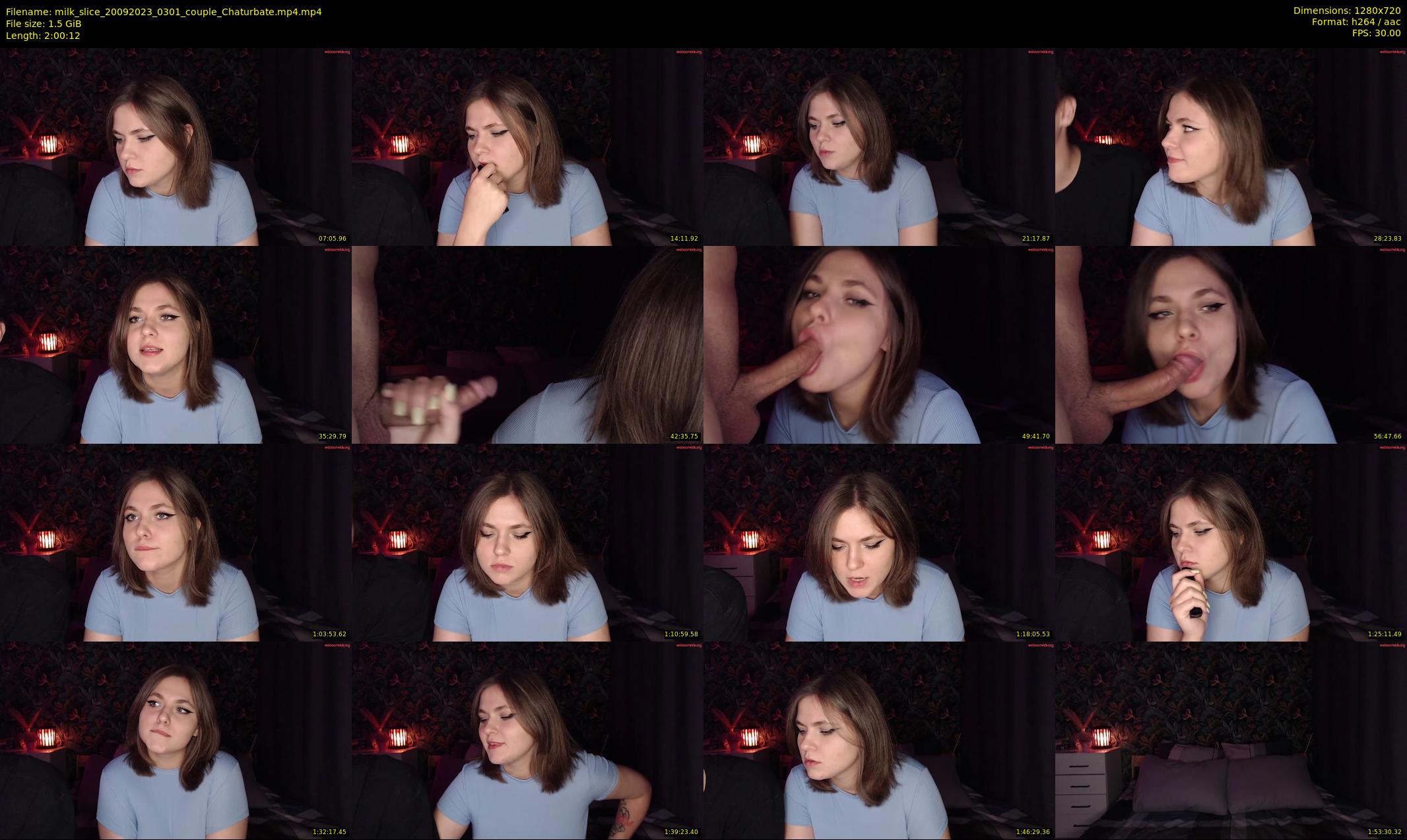 milk_slice — 121 minute Chaturbate couple cam show recording, 720p, Sep 20, 2023