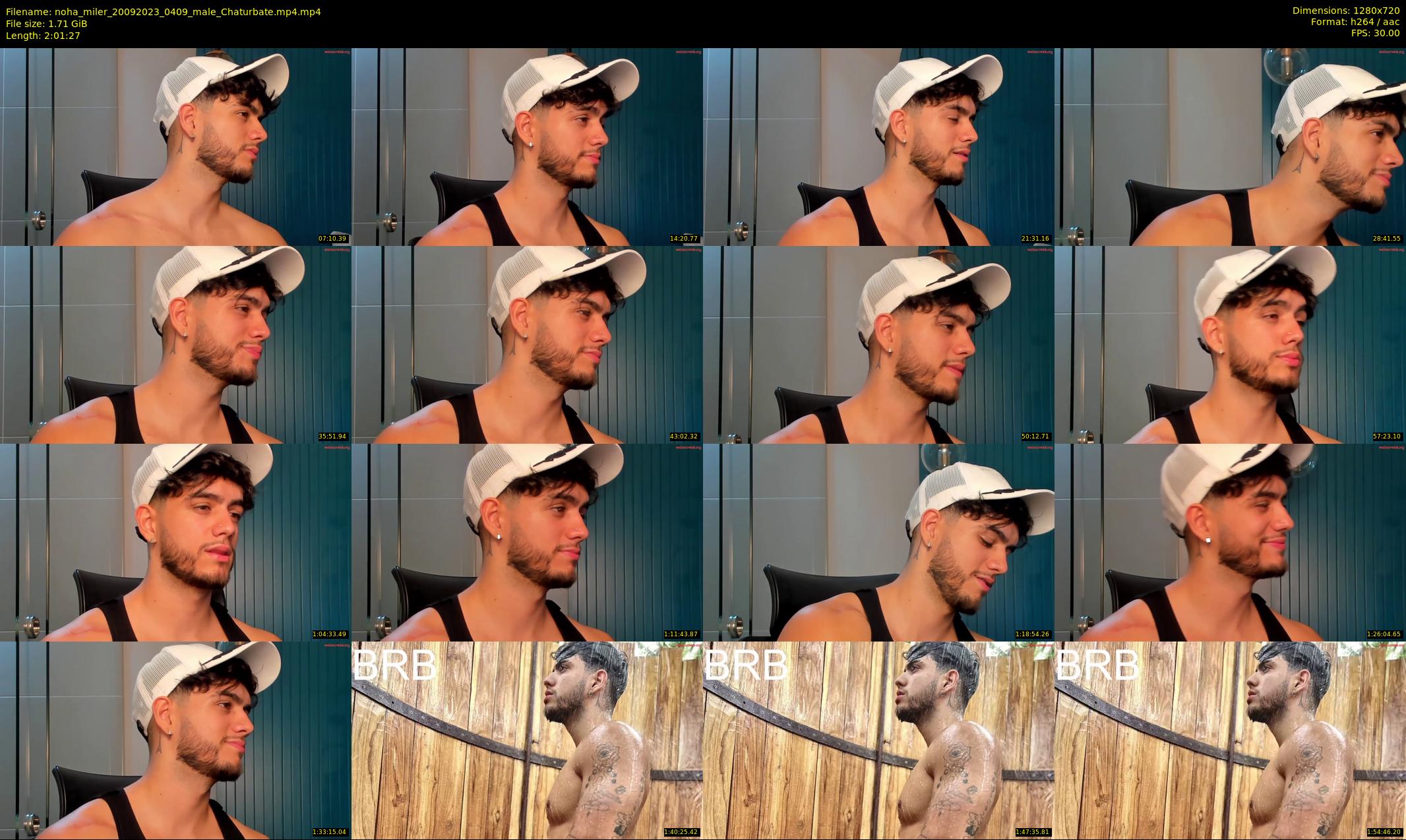 noha_miler — 122 minute Chaturbate male cam show recording, 720p, Sep 20, 2023