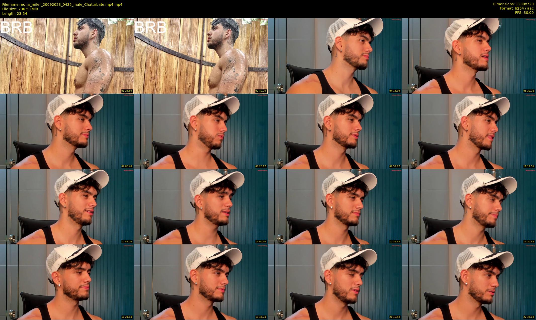 noha_miler — 24 minute Chaturbate male cam show recording, 720p, Sep 20, 2023