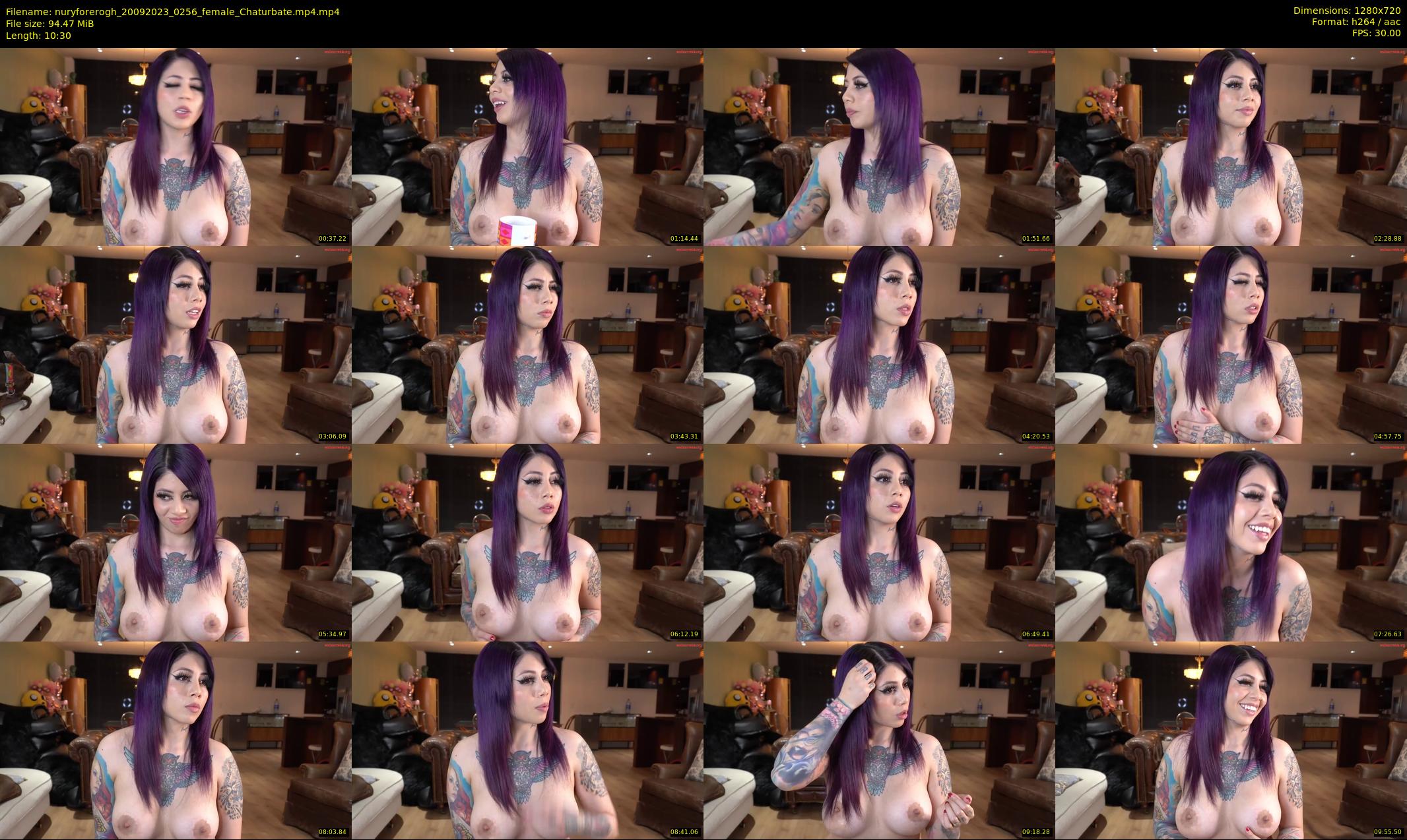 nuryforerogh — 11 minute Chaturbate female cam show recording, 720p, Sep 20, 2023