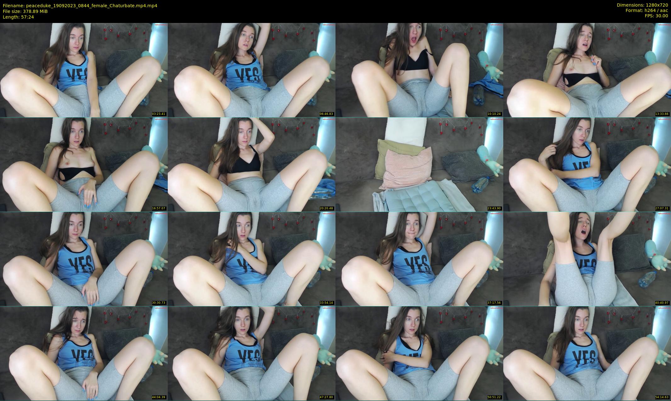 peaceduke — 58 minute Chaturbate female cam show recording, 720p, Sep 19, 2023