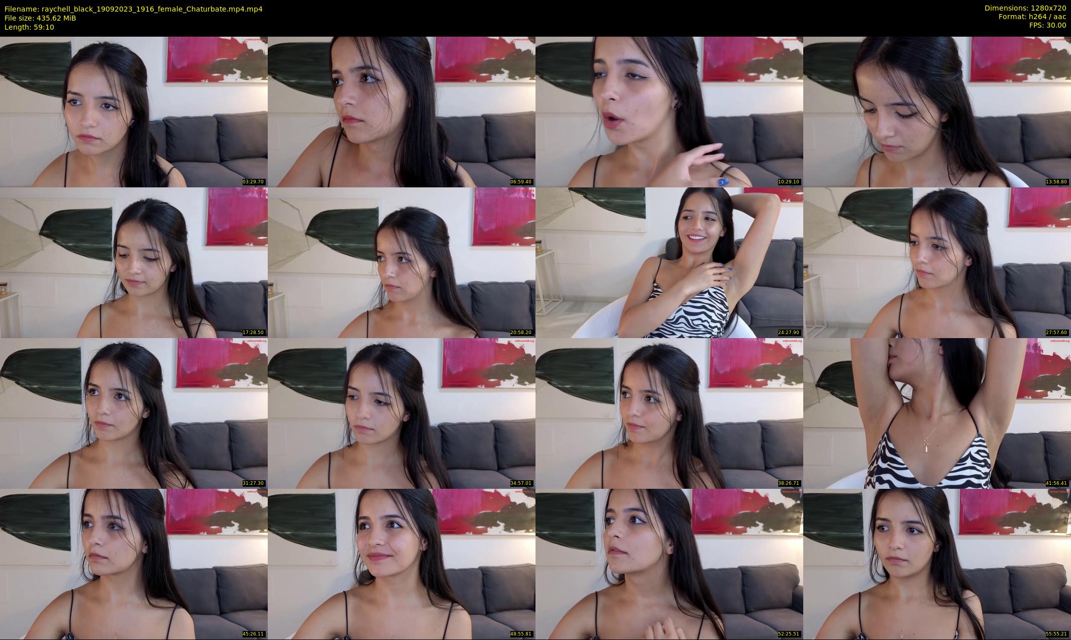 raychell_black — 60 minute Chaturbate female cam show recording, 720p, Sep 19, 2023