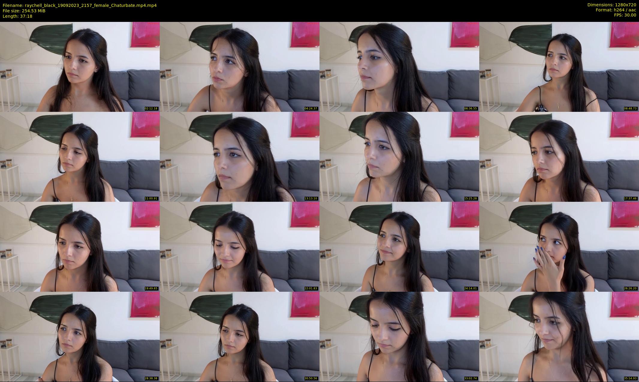 raychell_black — 38 minute Chaturbate female cam show recording, 720p, Sep 19, 2023