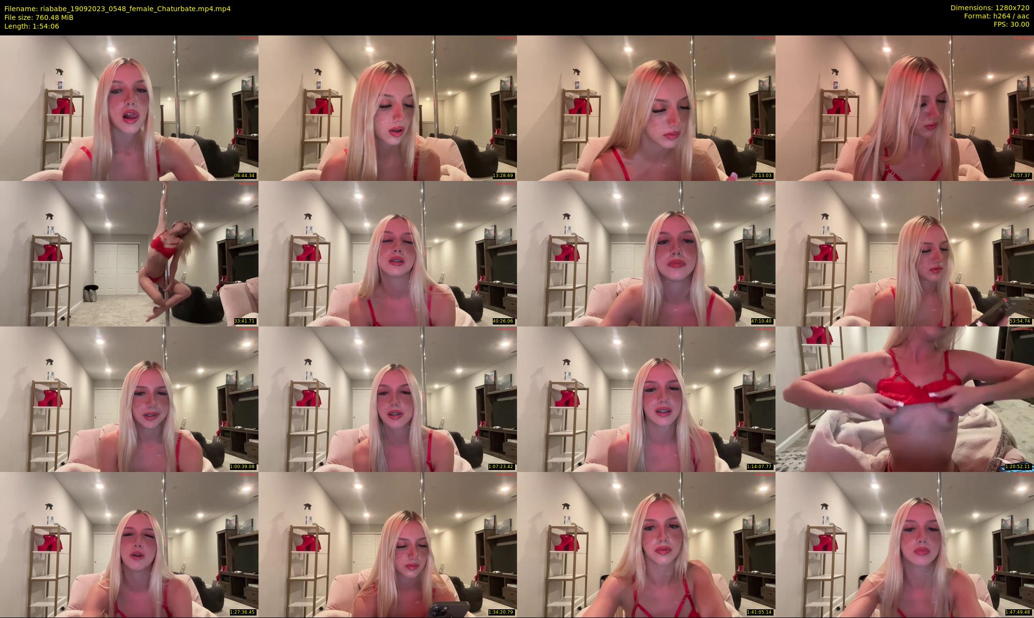 riababe — 115 minute Chaturbate female cam show recording, 720p, Sep 19, 2023