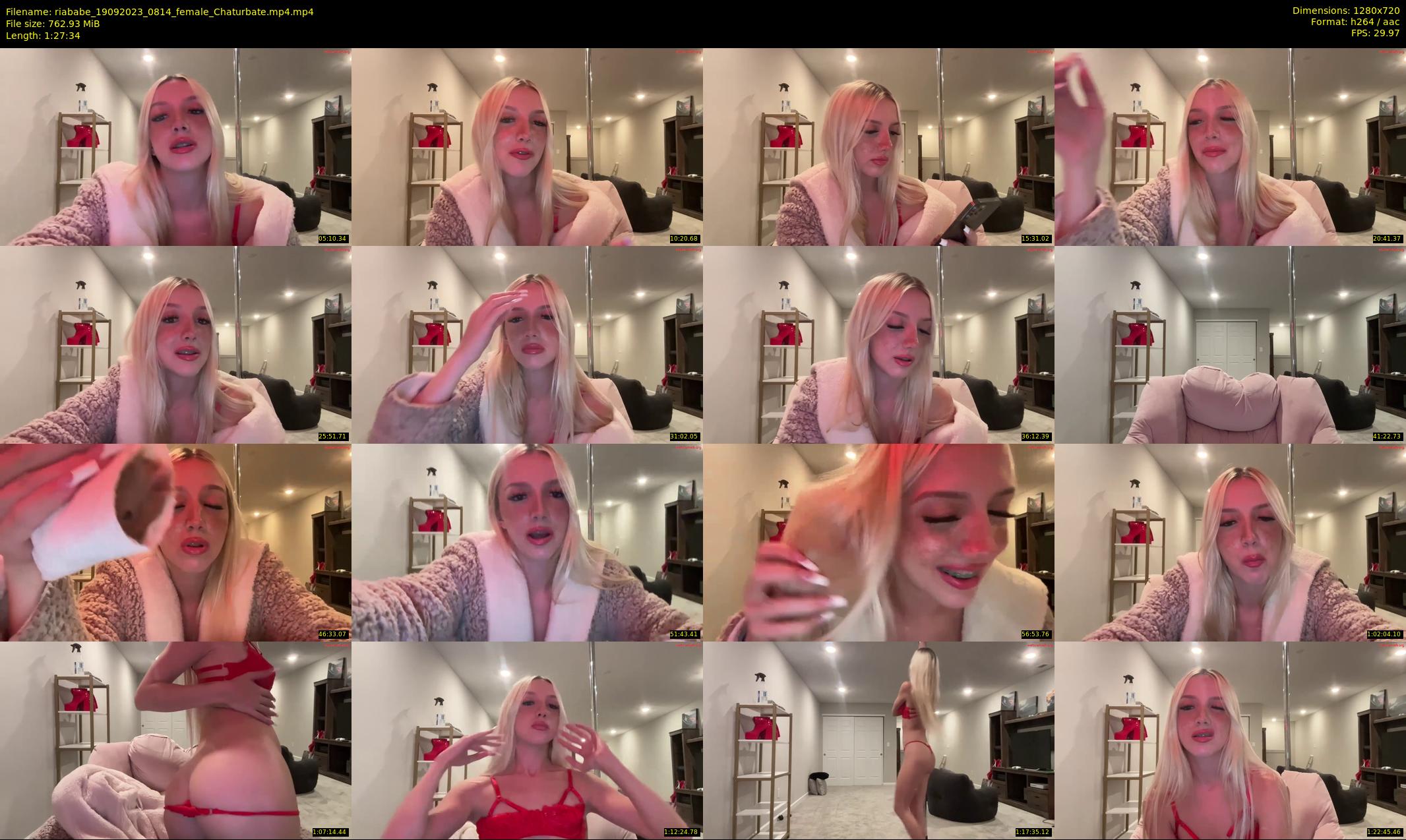 riababe — 88 minute Chaturbate female cam show recording, 720p, Sep 19, 2023