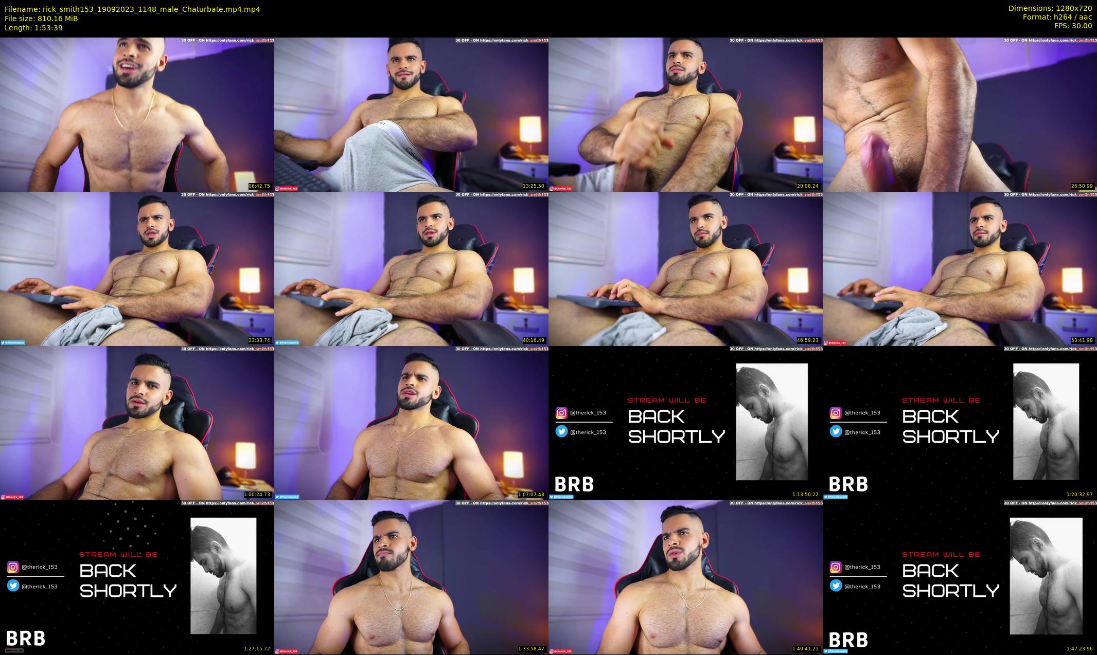 rick_smith153 — 114 minute Chaturbate male cam show recording, 720p, Sep 19, 2023
